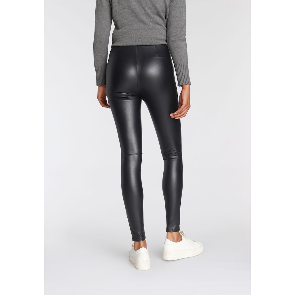 Tamaris Leggings, in Leder-Optik