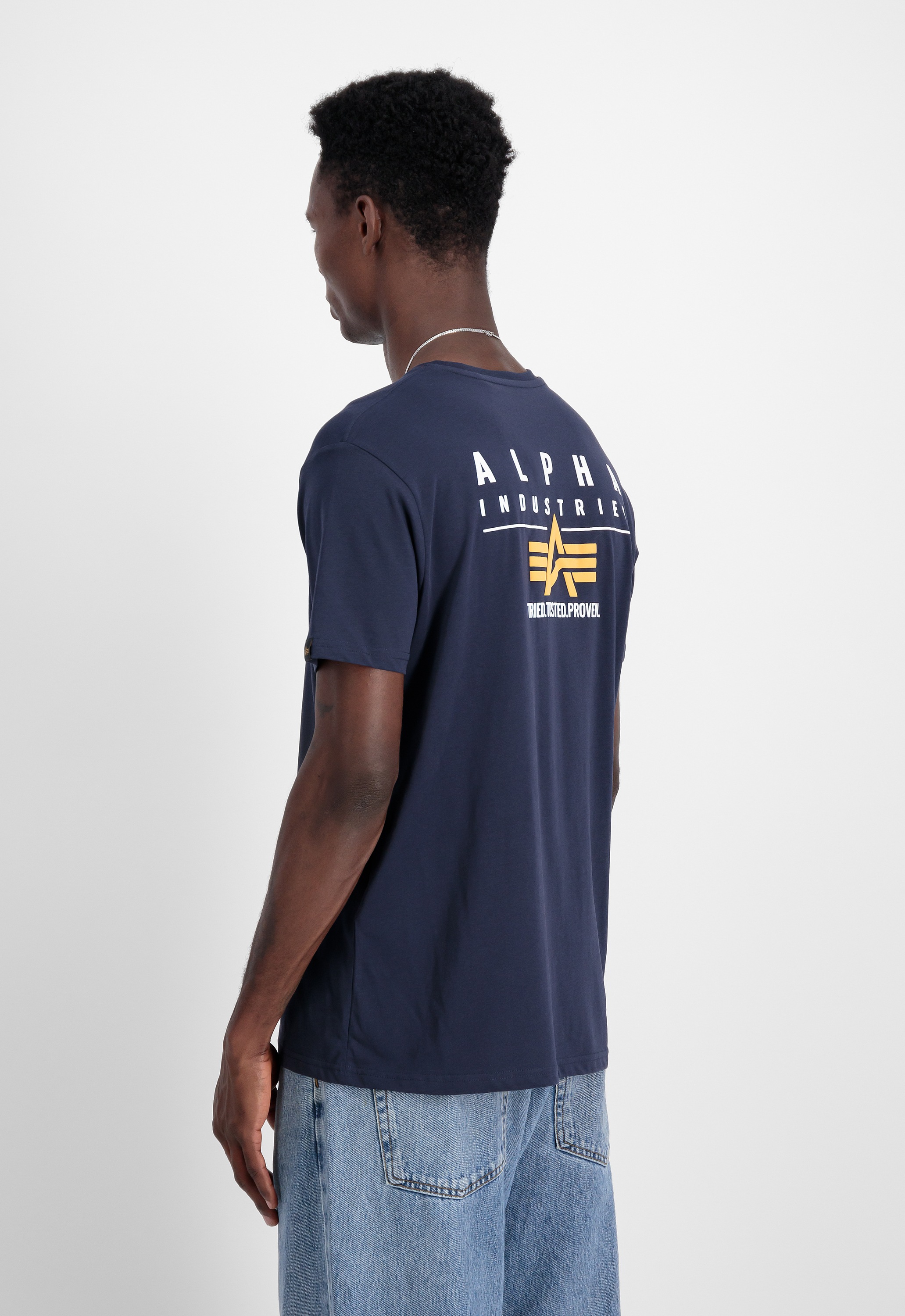 Alpha Industries T-Shirt »Alpha Industries Men - T-Shirts Puff Print Logo BP T«