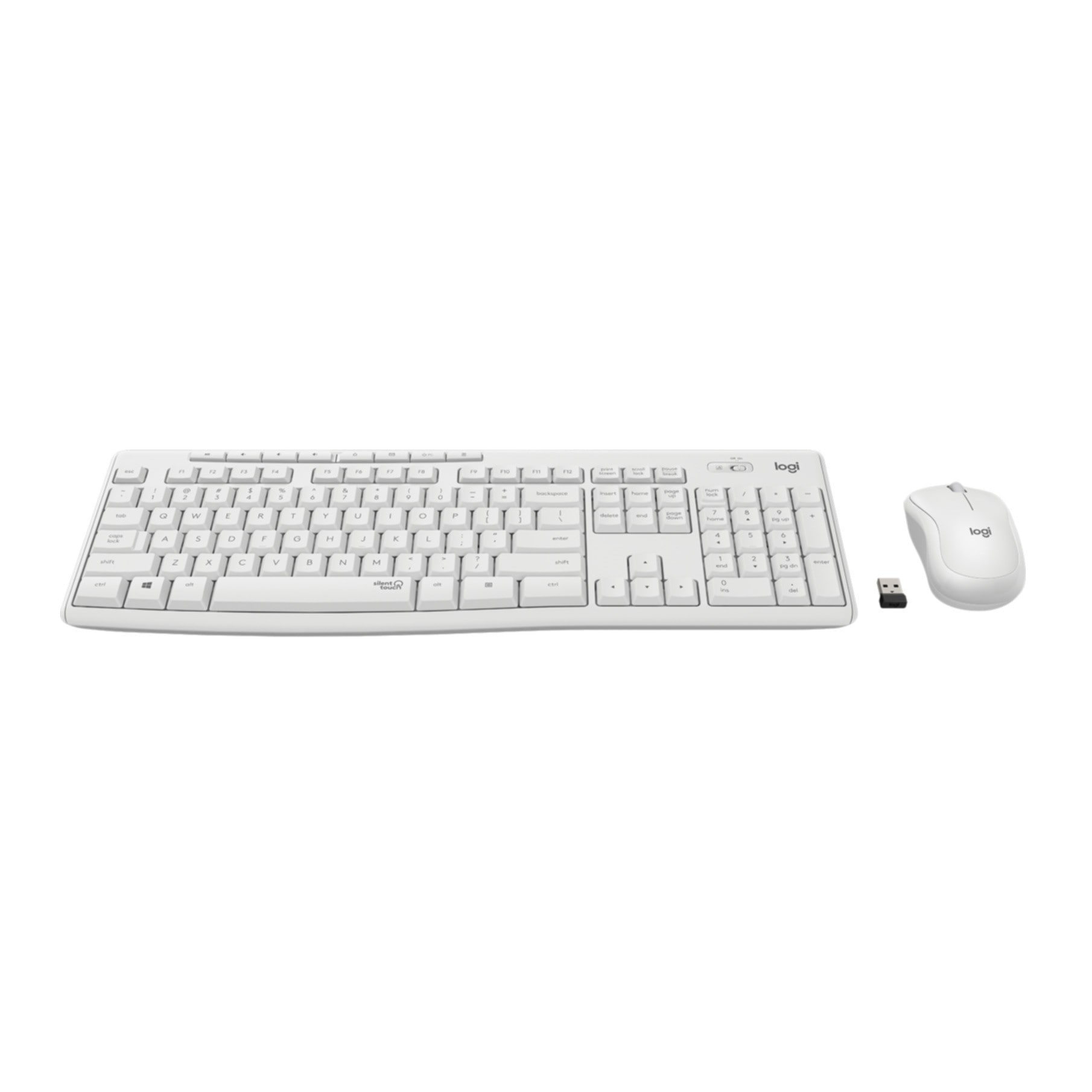 Logitech Tastatur »MK295 Silent« (ausklappbare Füße)