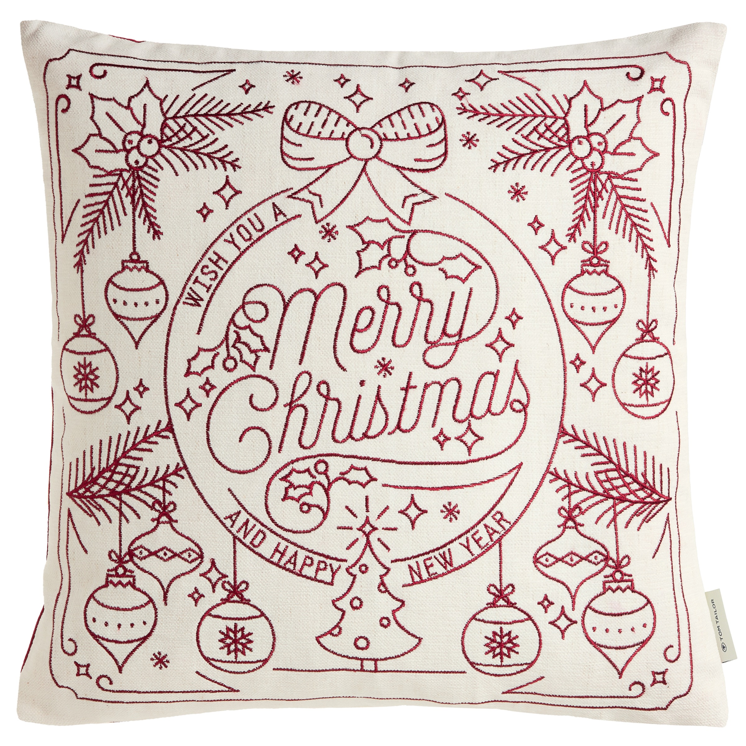 TOM TAILOR HOME Dekokissen »Christmas« bestickt günstig online kaufen