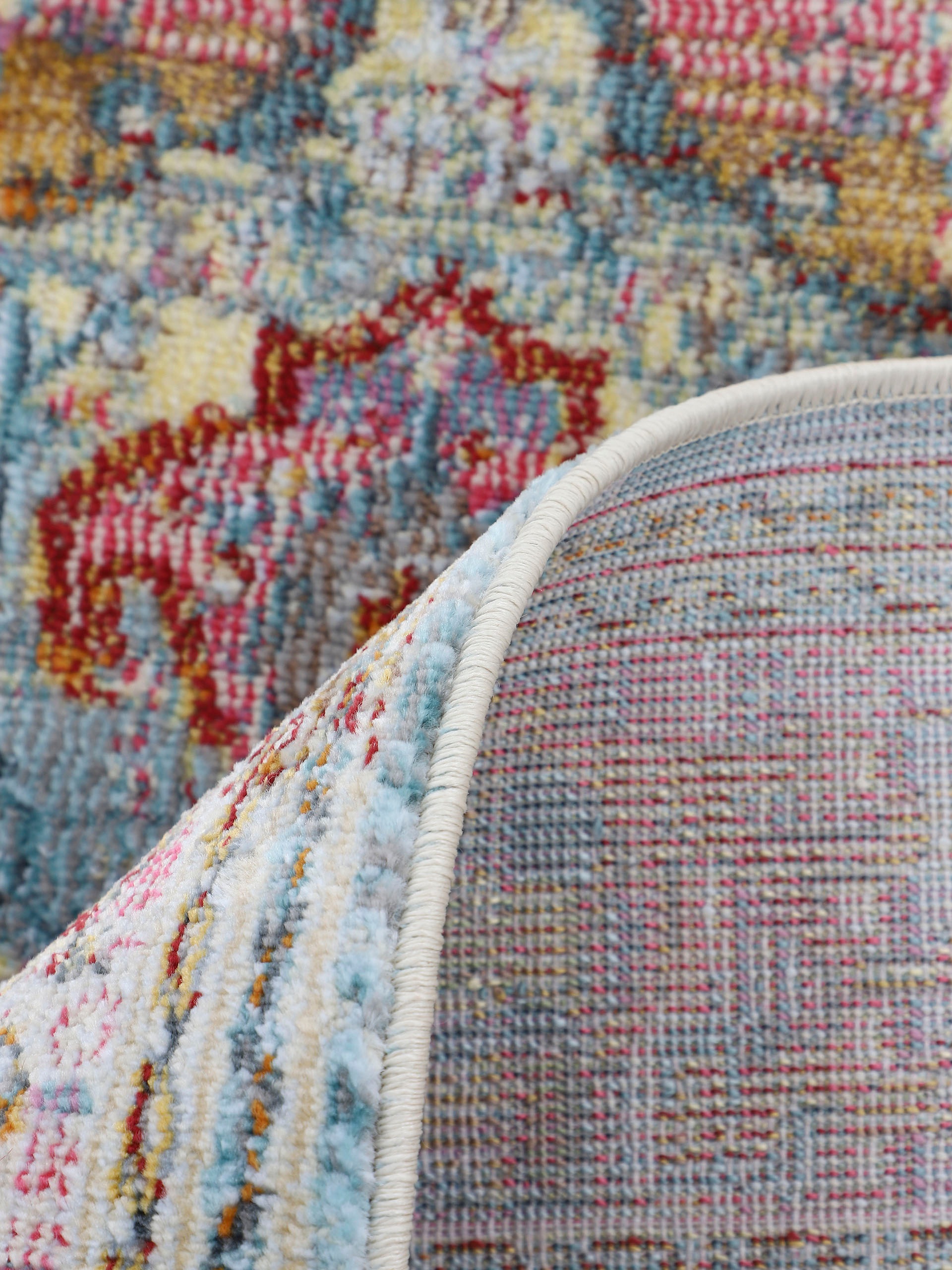 carpetfine Teppich »Esha«, rechteckig, 8 mm Höhe, Vintage Look, schöne Farben, mit Fransen, Wohnzimmer