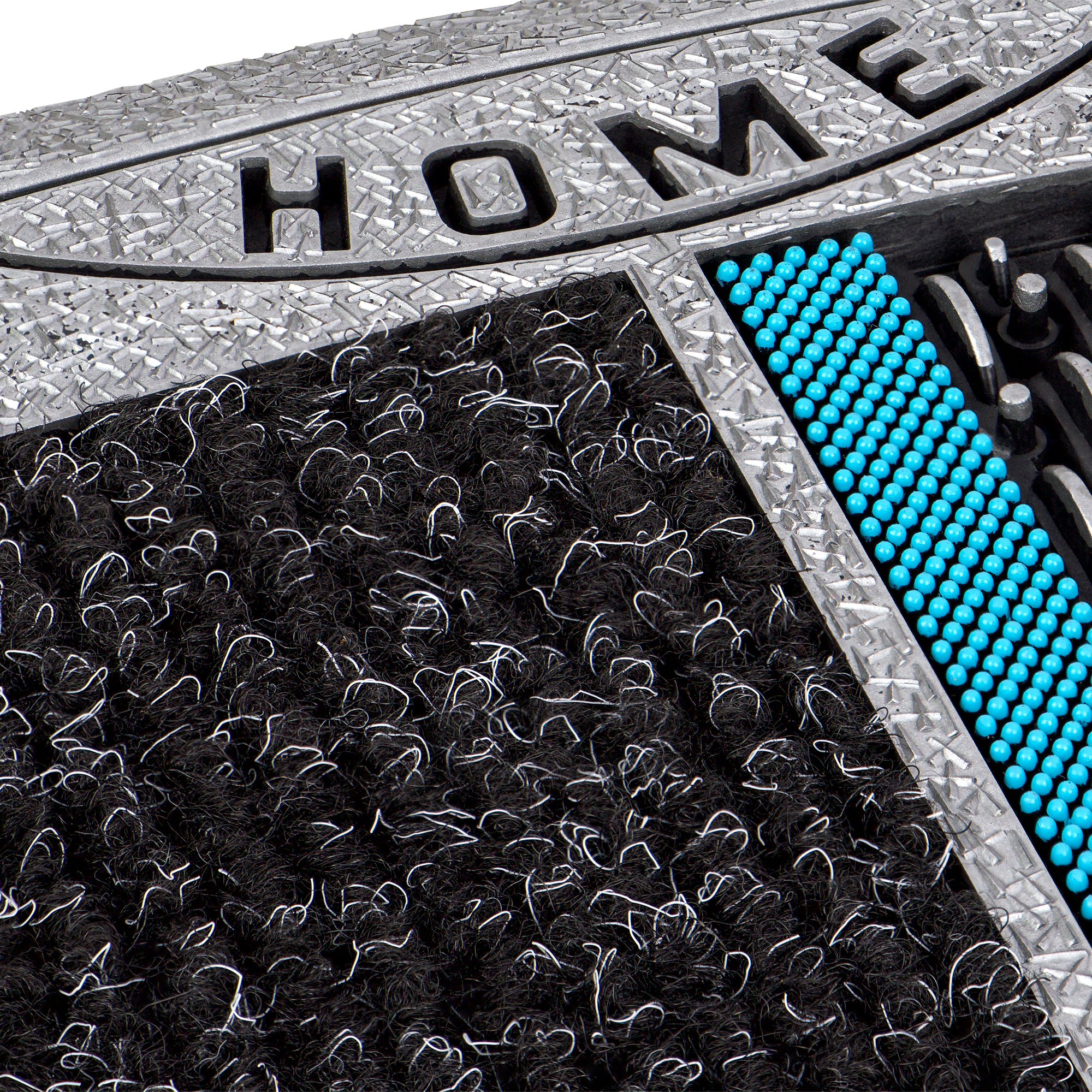 Home2Fashion Fußmatte »Clean Colorado RU«, rechteckig, 12 mm Höhe, Schmutzfangmatte, mit Spruch, robust, In- und Outdoor geeignet