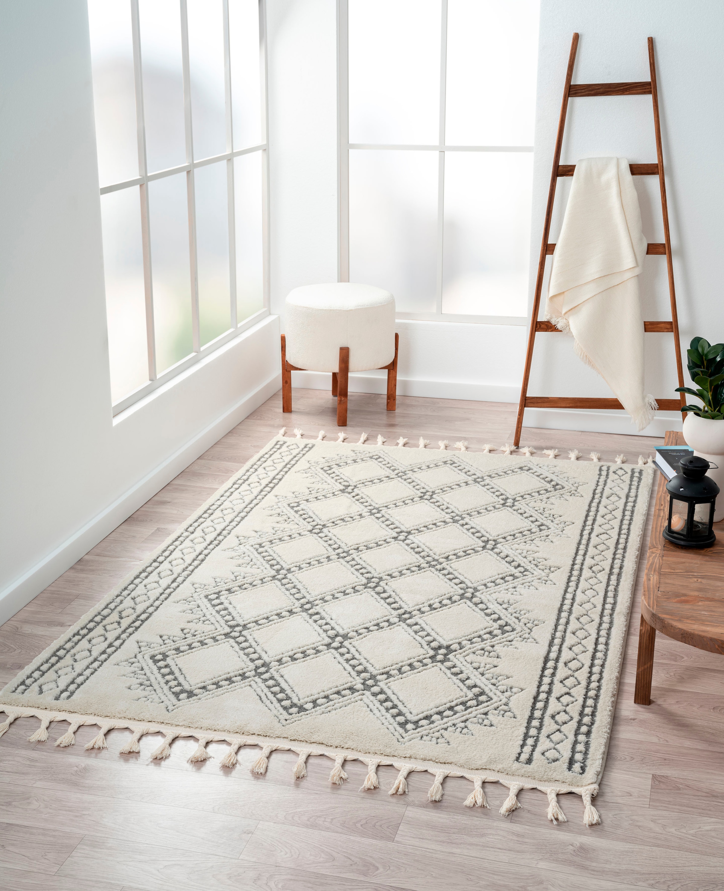 Myflair Möbel & Accessoires Hochflor-Teppich »Moroccan Tradition«, rechteck günstig online kaufen