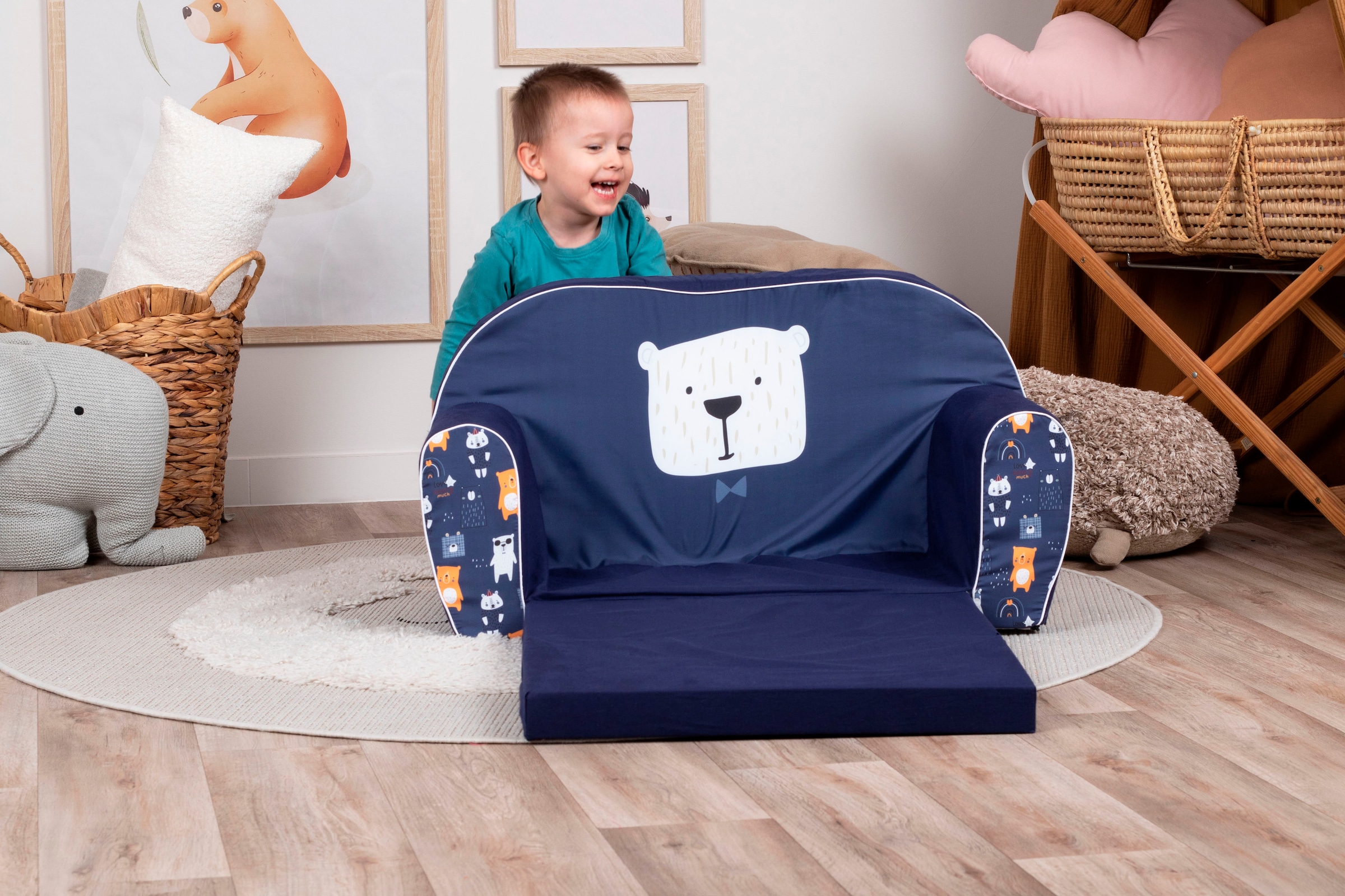 Knorrtoys® Sofa »Pretty bear«, für Kinder; Made in Europe