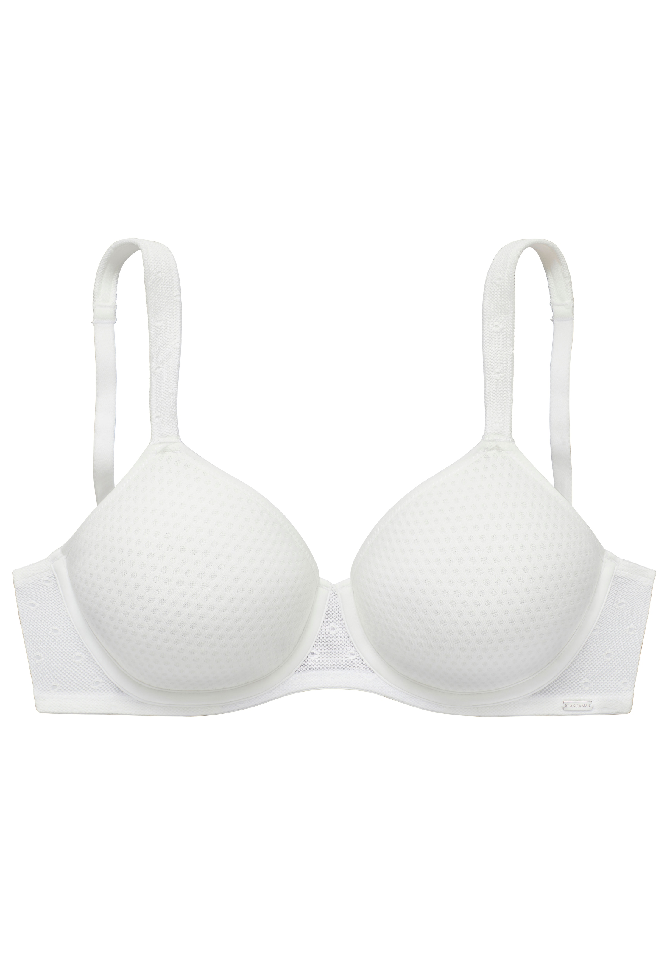 LASCANA Minimizer-BH, mit Bügel und Cups aus gemustertem Spacer-Material, Basic