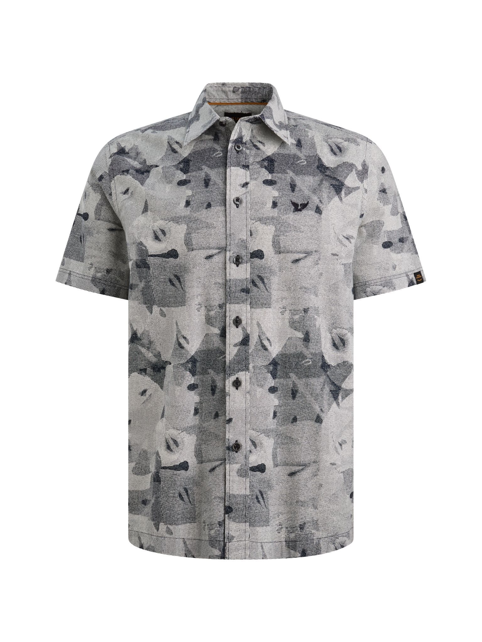 PME LEGEND Kurzarmhemd »Short Sleeve Shirt Print on cotton slub« mit All-Over Print