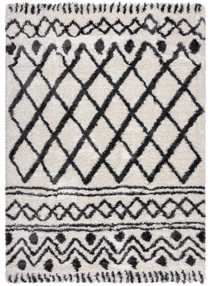 FLAIR RUGS Hochflor-Teppich »SOUQ LINES«, rechteckig, 40 mm Höhe, Souq Lines Teppich im Berber-Stil