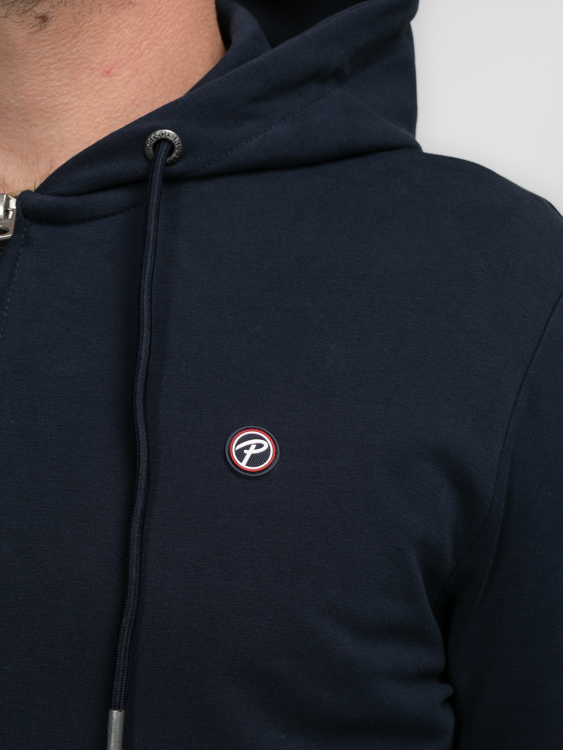 Petrol Industries Sweatjacke, mit verstellbarer Kapuze