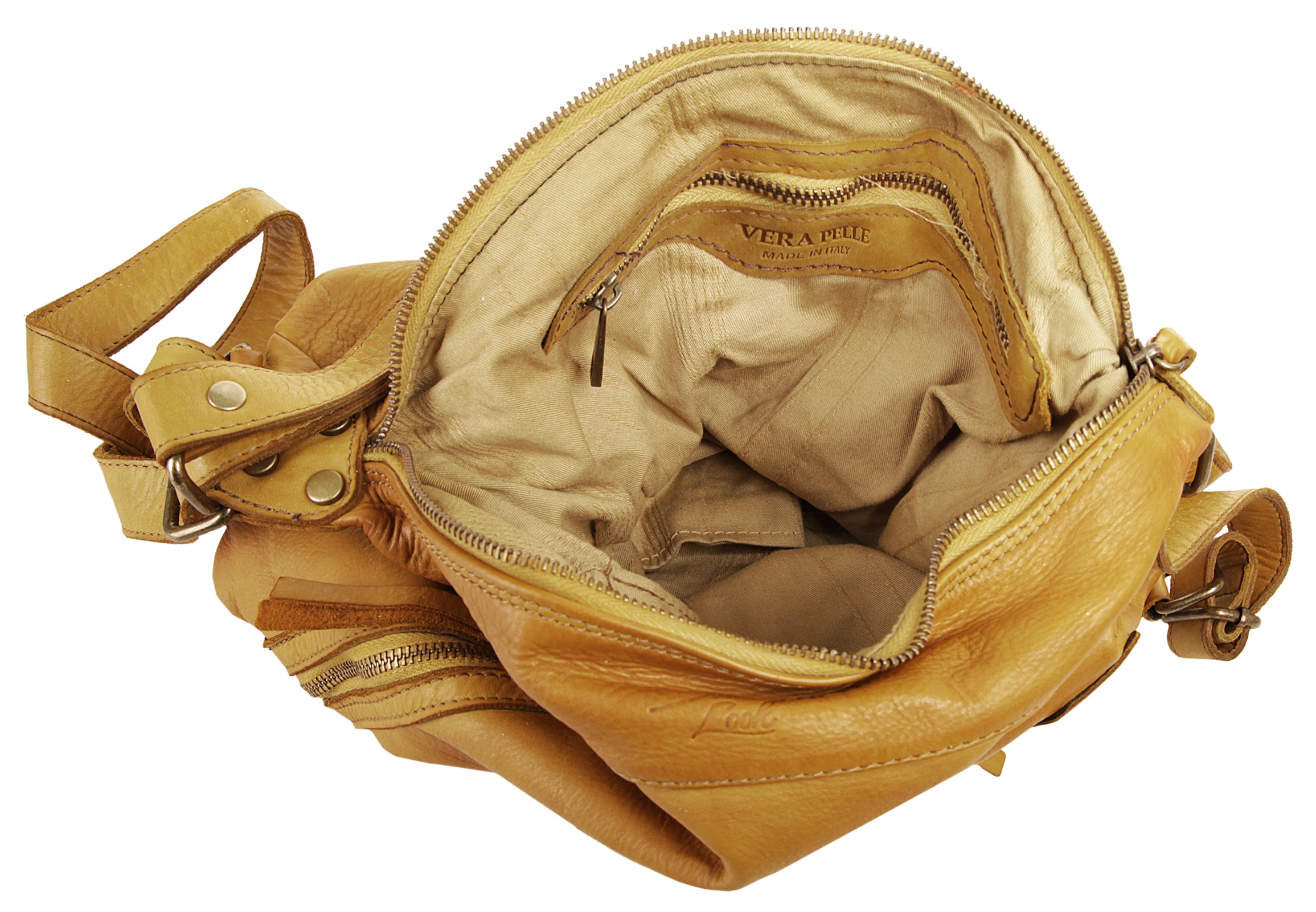 Samantha Look Shopper, echt Leder, Made in Italy