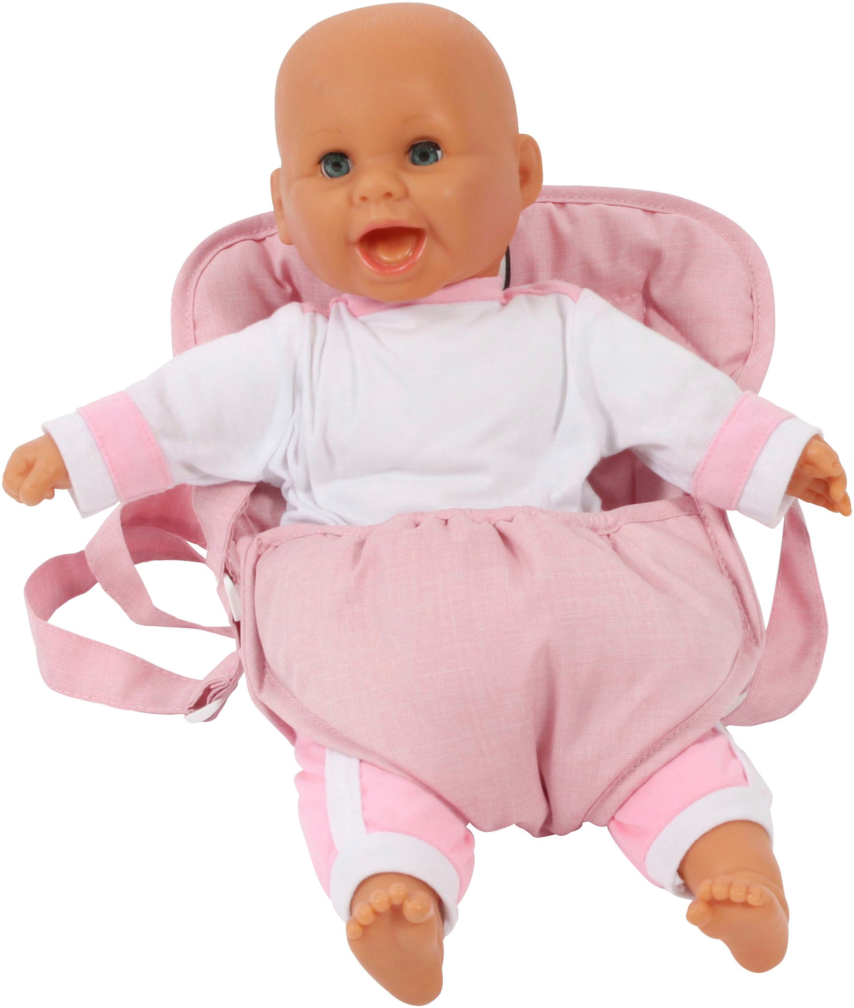 CHIC2000 Puppen Bauchtrage »Melange rosa«