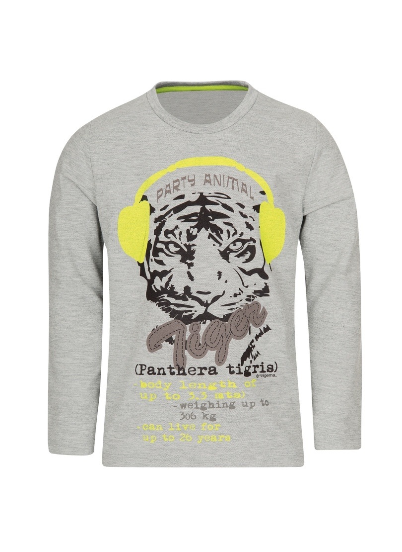 Trigema T-Shirt »TRIGEMA T-Shirt mit coolem Tigerprint«