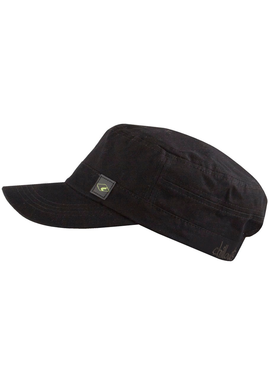CHILLOUTS Army Cap »El Paso Hat« aus Baumwolle mit funktionalem Look & Komfort schwarz
