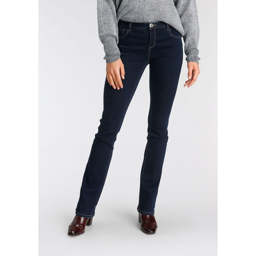 Arizona Bootcut-Jeans »Ultra-Stretch«, Mid-Waist