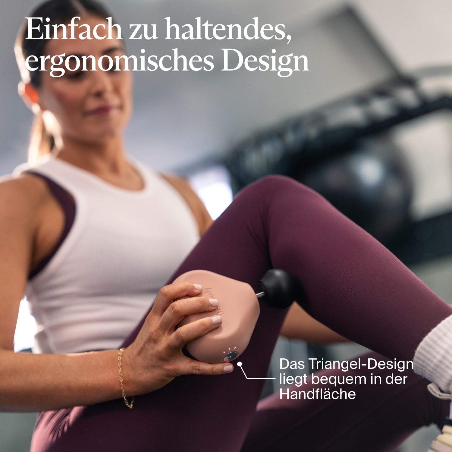 Therabody Massagepistole »Theragun Mini 3.0 Schmerzlinderung, Erholung, Stressreduktion«, App-Steuerung, portabel, 3 Aufsätze
