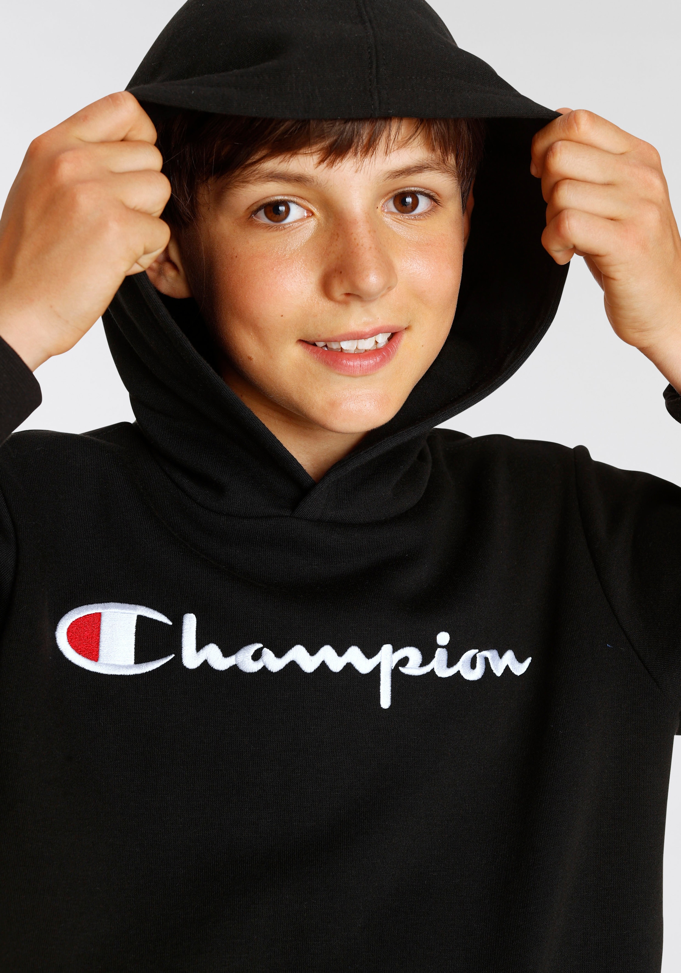 Logo Kinder« bestellen online Hooded Sweatshirt für Sweatshirt large »Classic - Champion