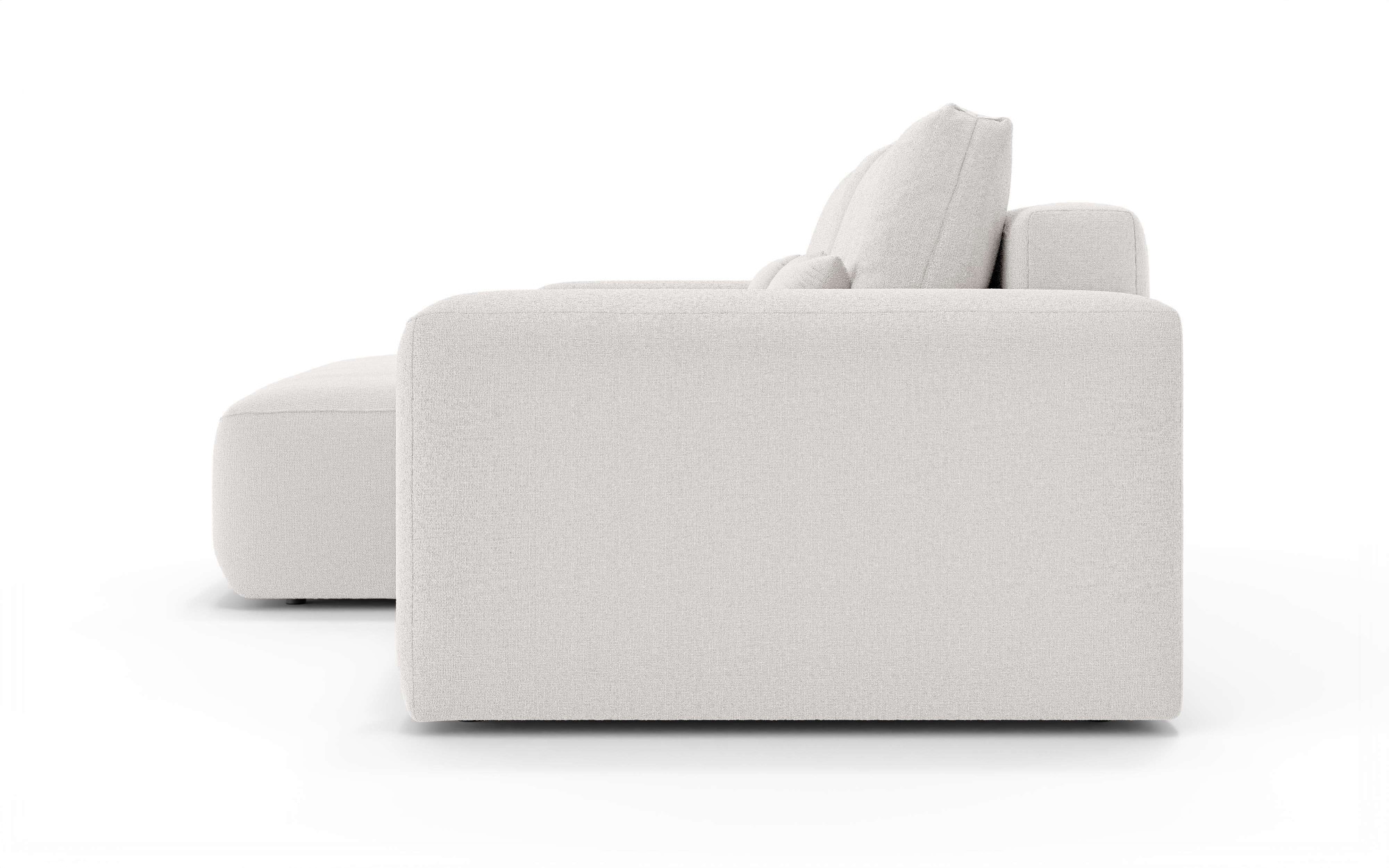 OTTO home Ecksofa »MATTS Schlafsofa mit Bettkasten, Maße B/T/H: 265/159/89 cm«, L-Form mit Recamiere rechts oder links, hoher Sitzkomfort