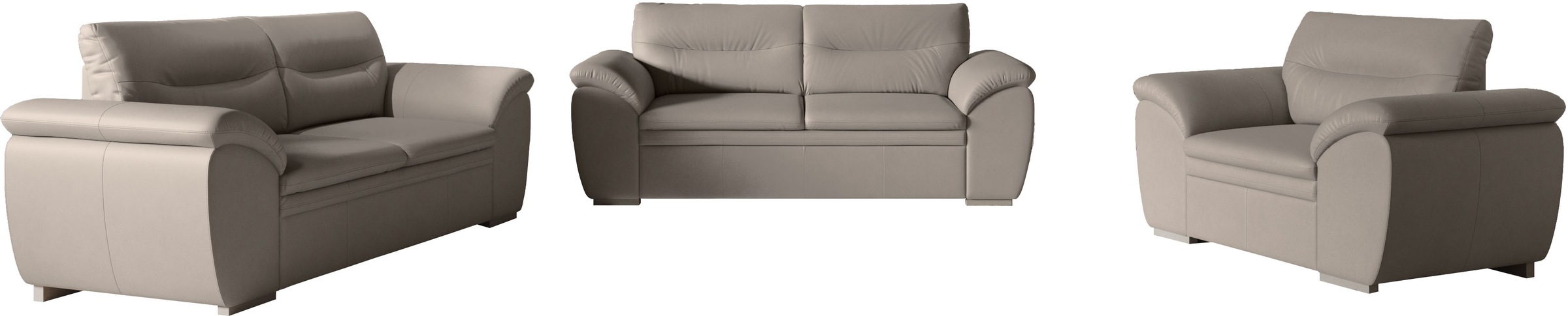 COTTA Polstergarnitur »Leandra« Set bestehend aus: 2-Sitzer & 2,5-Sitzer günstig online kaufen