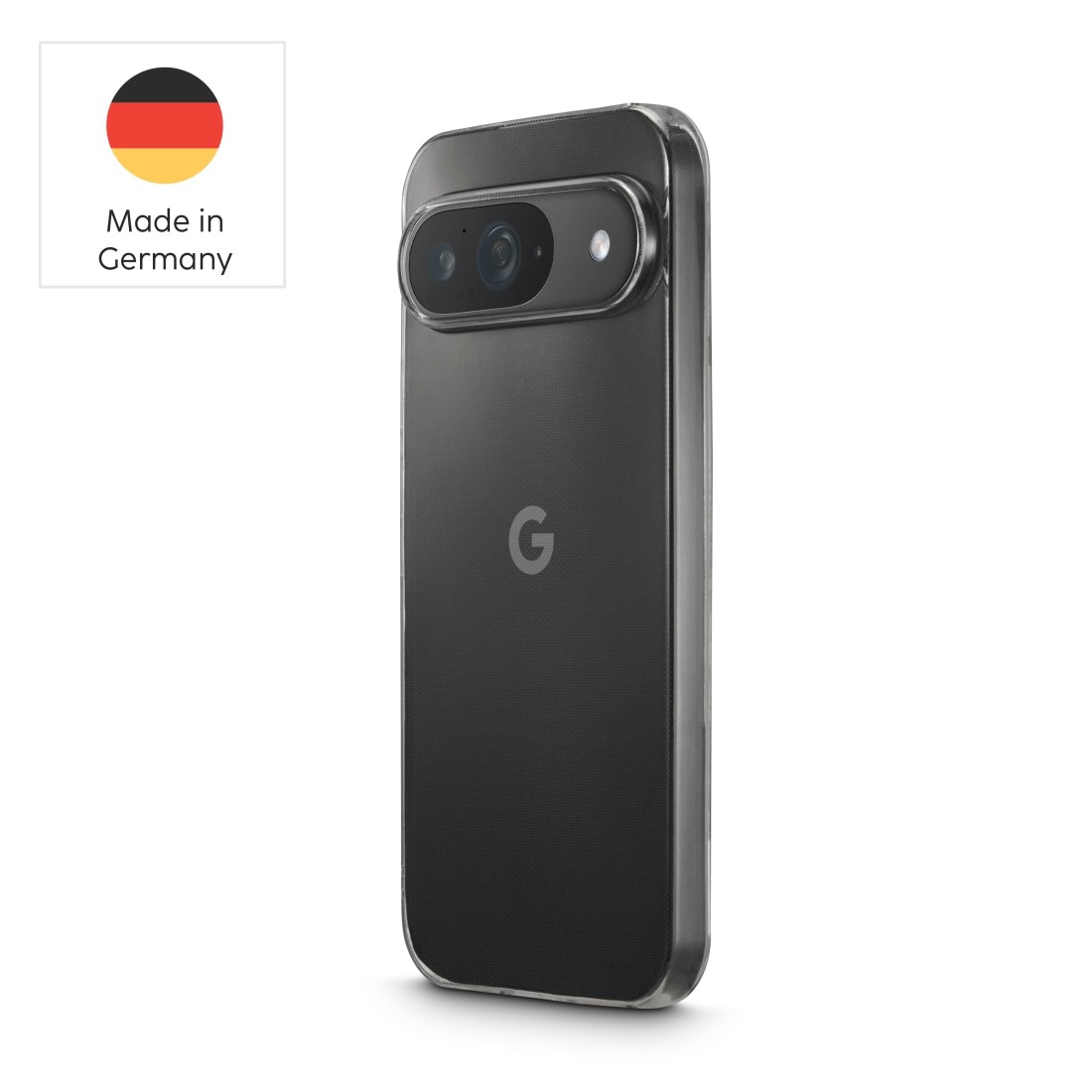 Hama Handyhülle »Handyhülle „Always Clear“ für Pixel 9/9 Pro(kratzfest, ohne Vergilben)« Google Pixel 9/9 Pro ohne schnelles Vergilben