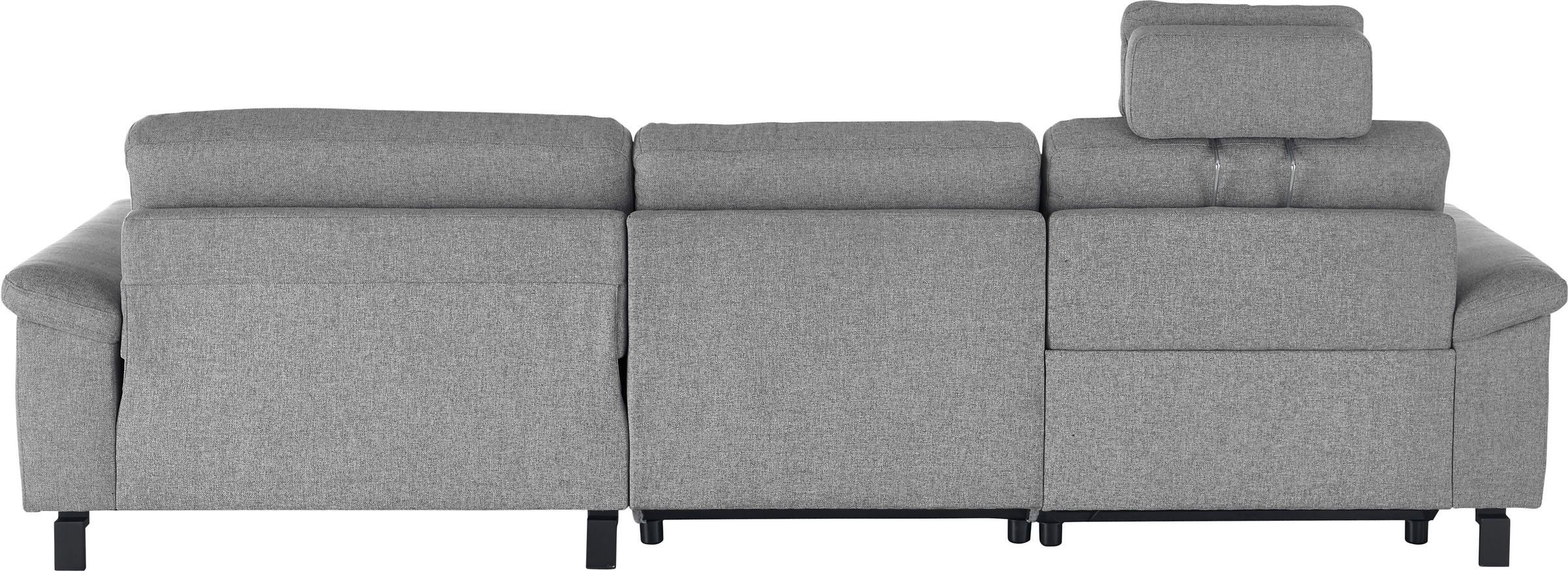 3C Candy Ecksofa »Mainau L-Form«, Relaxfunktion im 1,5-Sitzer, motorische Schlaffunktion in Longchair