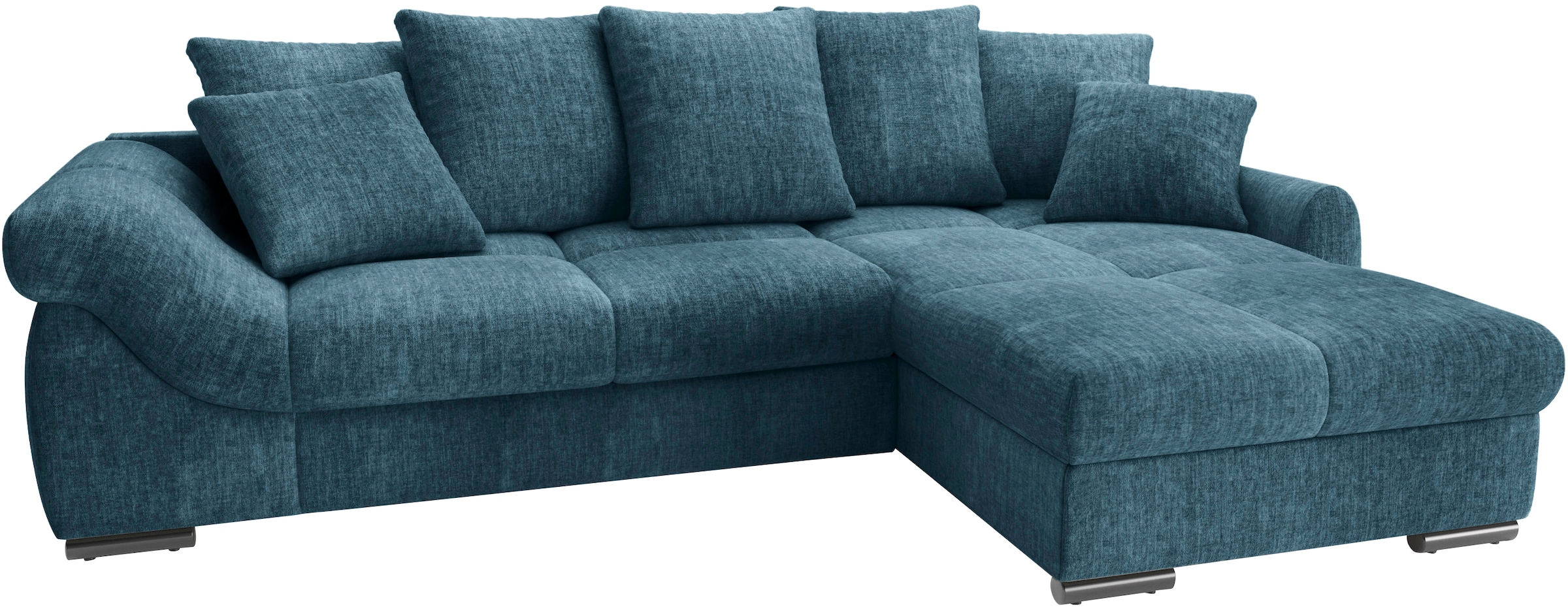 Mr. Couch Ecksofa »Livorno L-Form«, inkl. Hochschläfer-Bettauszug, XL-Bettk günstig online kaufen