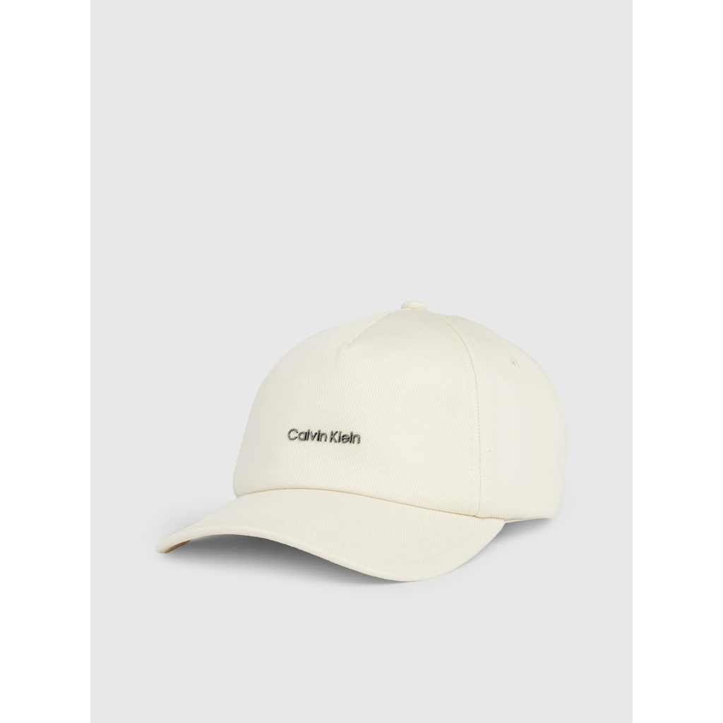 Calvin Klein Baseball Cap »METAL LETTERING CANVAS CAP«
