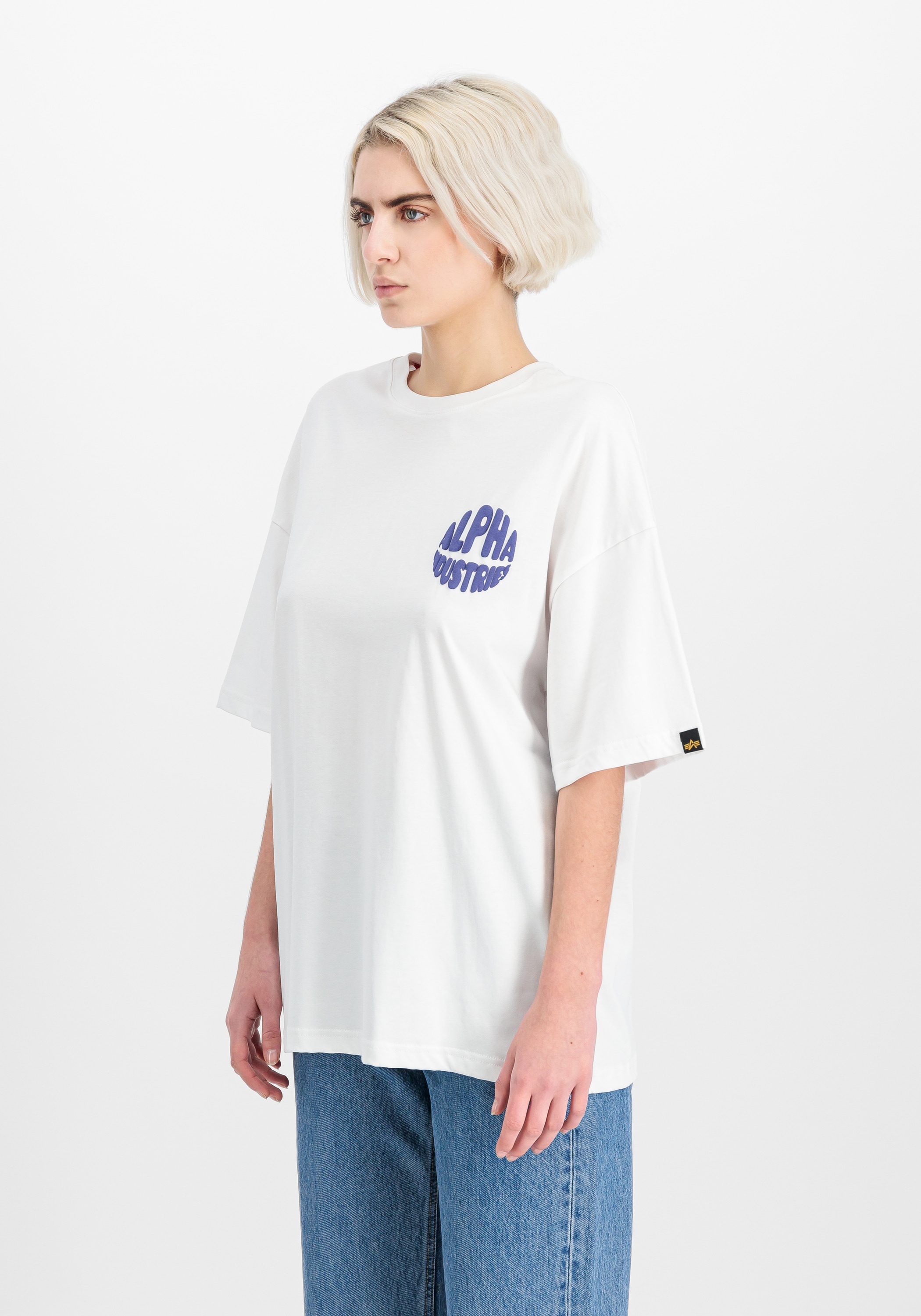 Alpha Industries T-Shirt »Alpha Industries Women - T-Shirts Logo T Back Print Women«