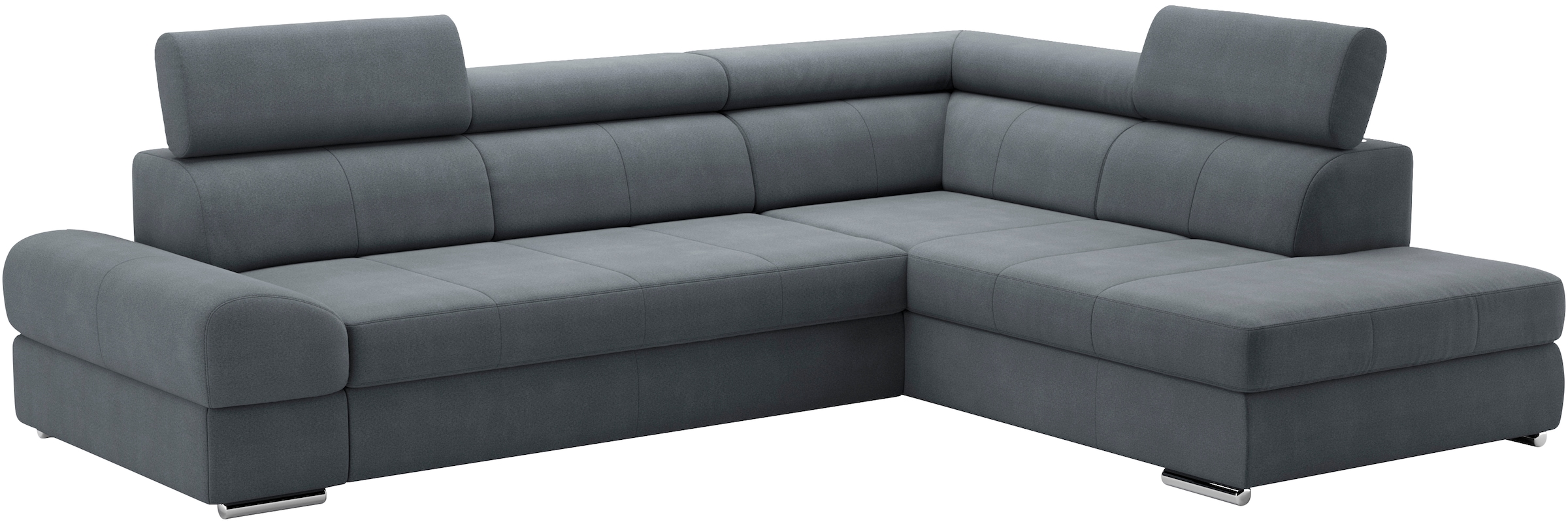 sit&more Ecksofa »Broadway L-Form«, mit verstellbaren Kopfteilen, wahlweise mit Bettfunktion
