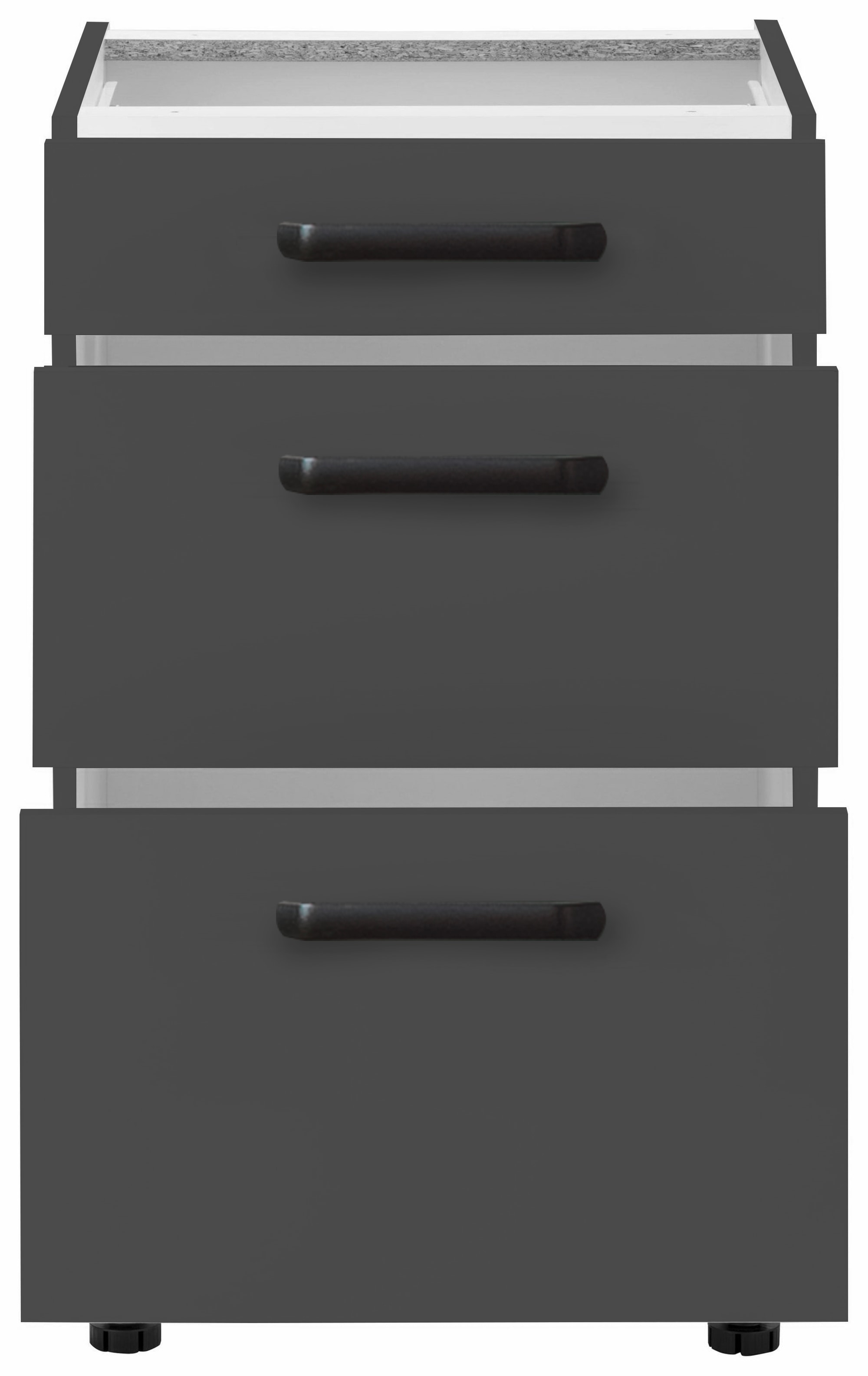 wiho Küchen Unterschrank »Simi« Soft-Close-Funktion in Schubkästen und Auszügen, verstellbare Füße