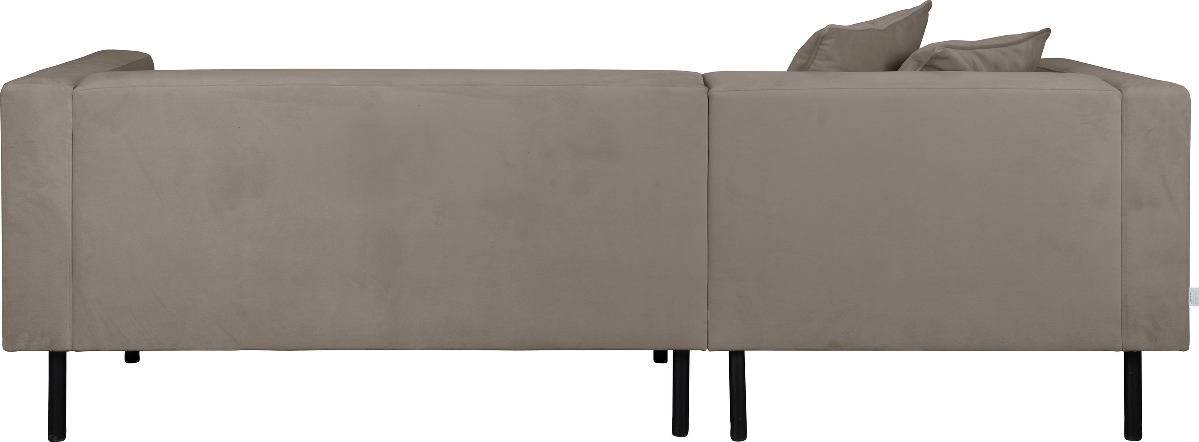 Home affaire Ecksofa »Lillibeth L-Form Designsofa, Maße B/T/H: 240/173/83 cm«, Zierkissen als Wendekissen, in Samtoptik oder Cord