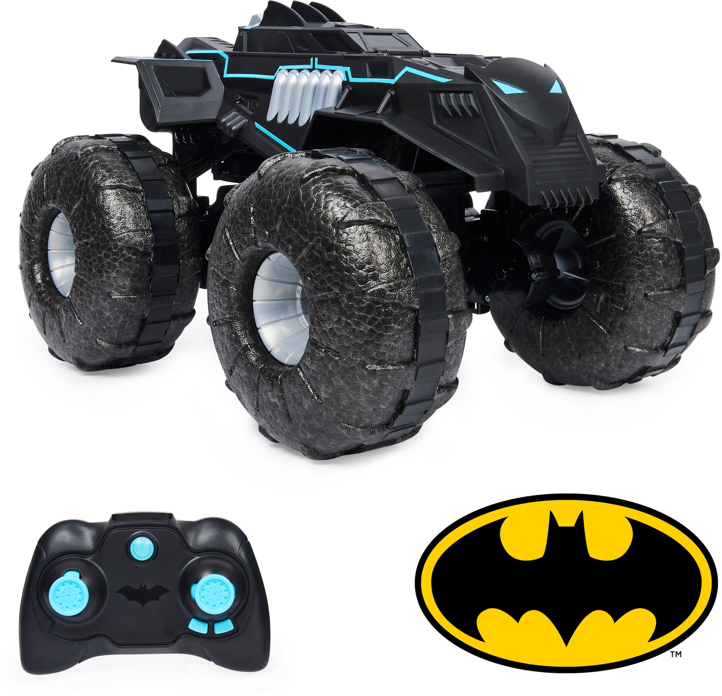 Spin Master RC-Auto »Batman - RC All Terrain Batmobile (kompatibel mit 10 cm Figuren)«, für Land und Wasser