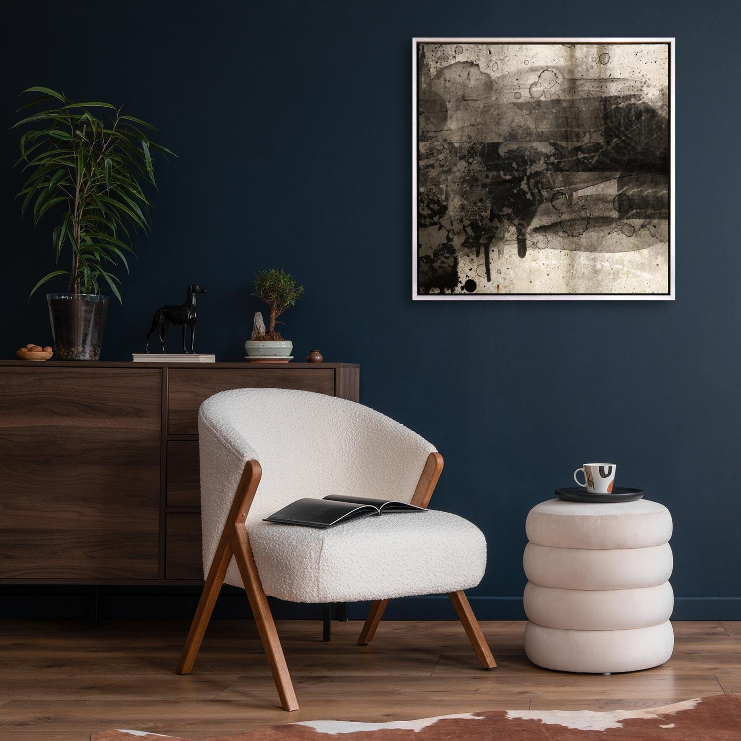 queence Leinwandbild »Moderne Kunst«, Abstrakt-Abstrakte-Kunst-Modern, mit günstig online kaufen