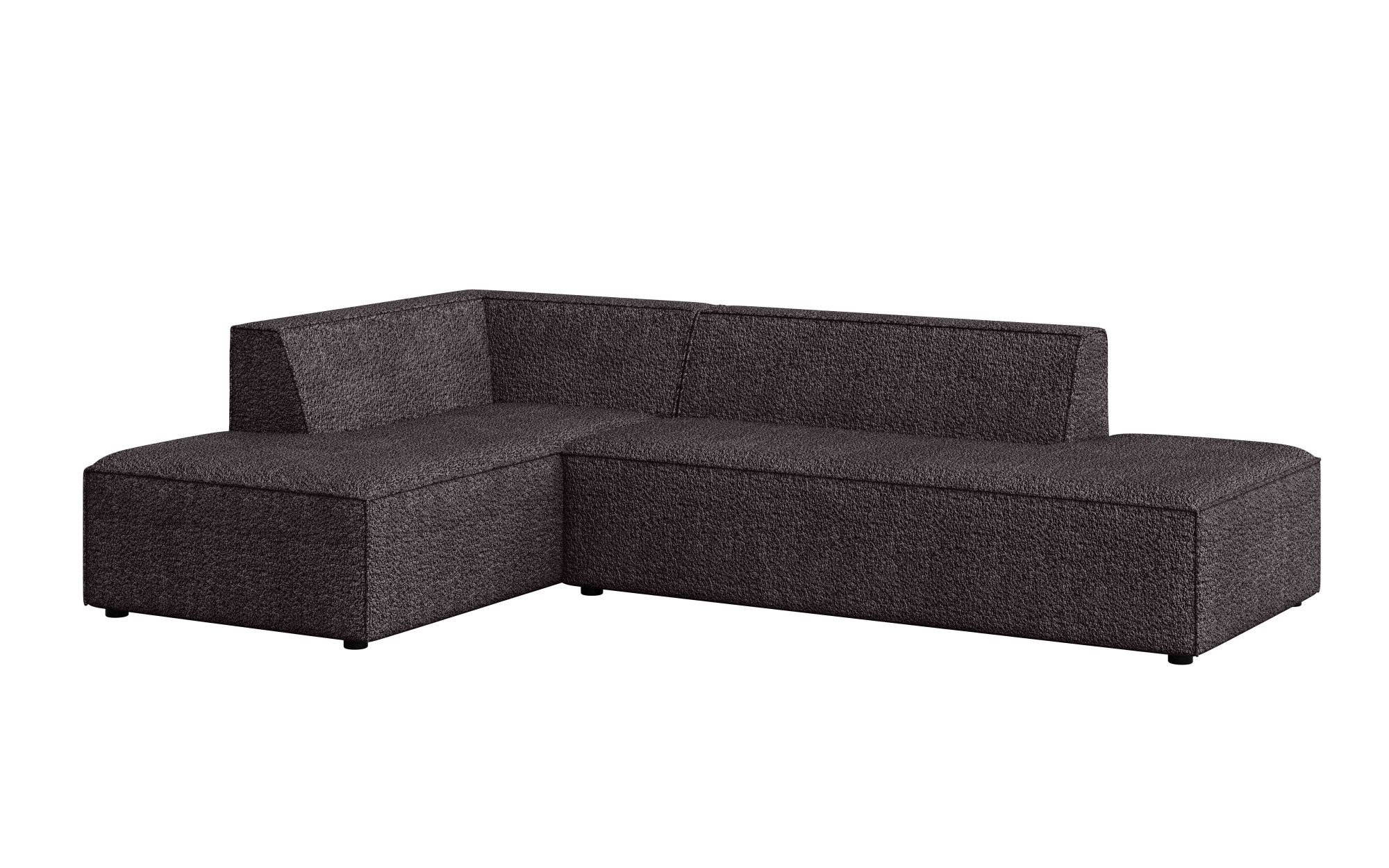 INOSIGN Ecksofa »Ecksofa Cavan mit Ottomane links oder rechts bestellbar«, L-Form mit Wellenunterfederung, Maße B/T/H: 270/180/72 cm