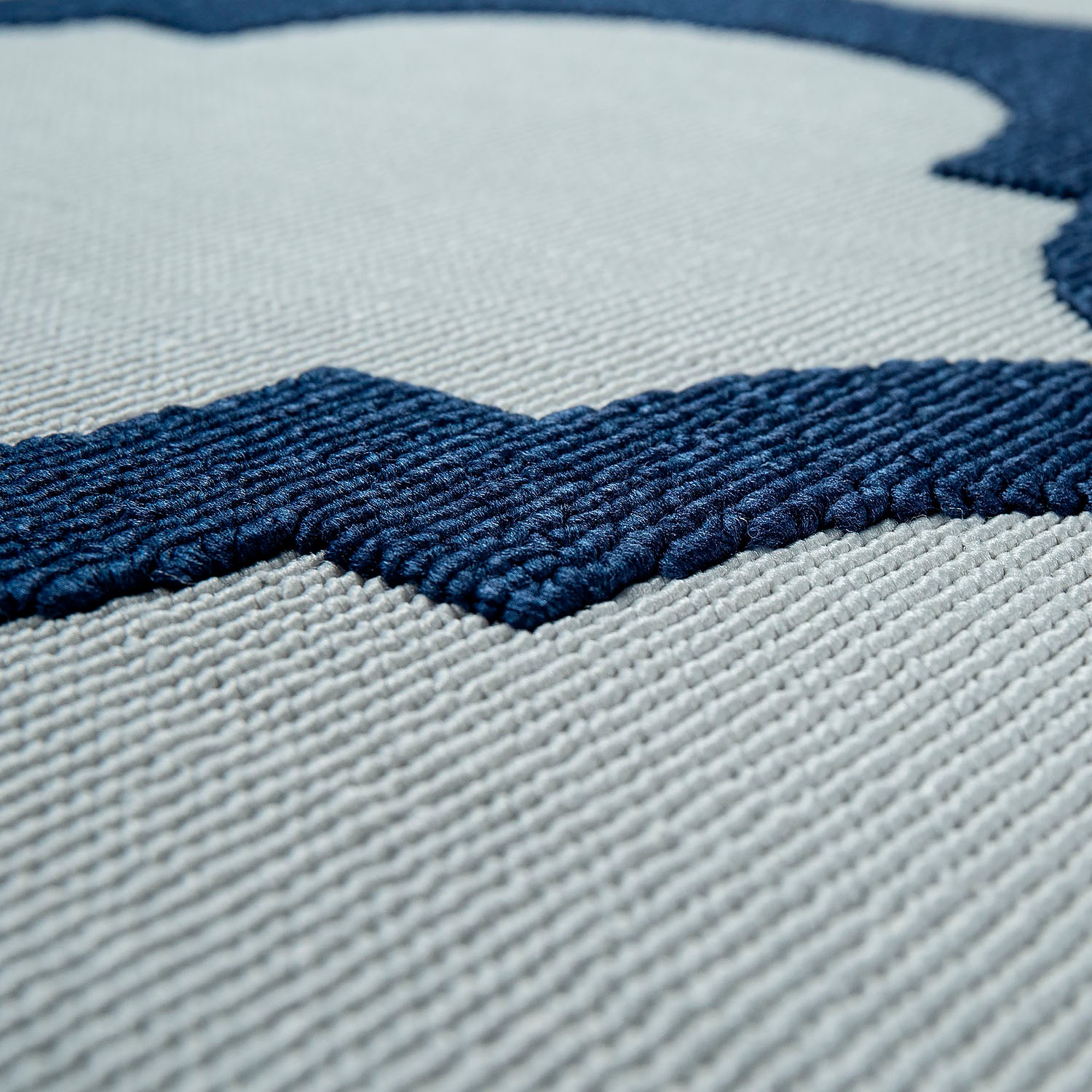 Paco Home Teppich »Namur 327«, rechteckig, 4 mm Höhe, Kurzflor, Ornamente mit 3D-Effekt, In- und Outdoor geeignet