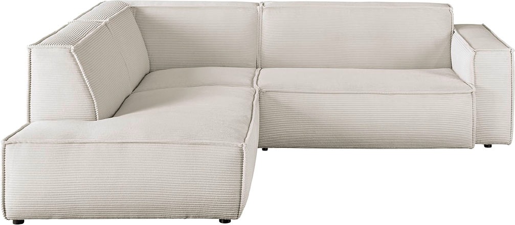 3C Candy Ecksofa »Matteo in elegant, kubischer Formensprache, bequem, L-For günstig online kaufen