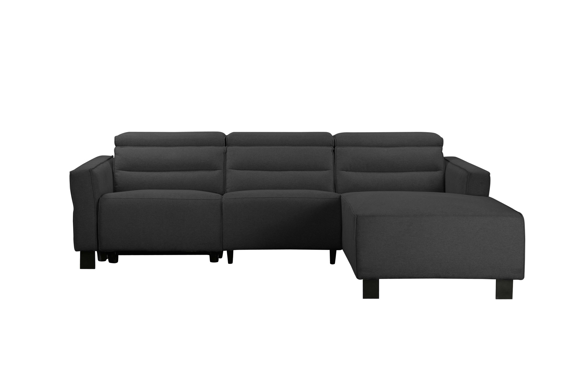 Places of Style Ecksofa »Carpari, L-Form, 263 cm, manuelle o. elektrische Relaxfunktion,«, USB A/C und Kopfteilverstellung