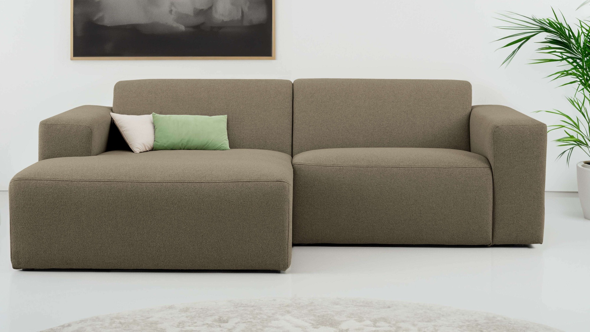OTTO home Ecksofa »Koa, 228 cm, L-Form, Modulsofa in Cord, Chenille, Strukt günstig online kaufen