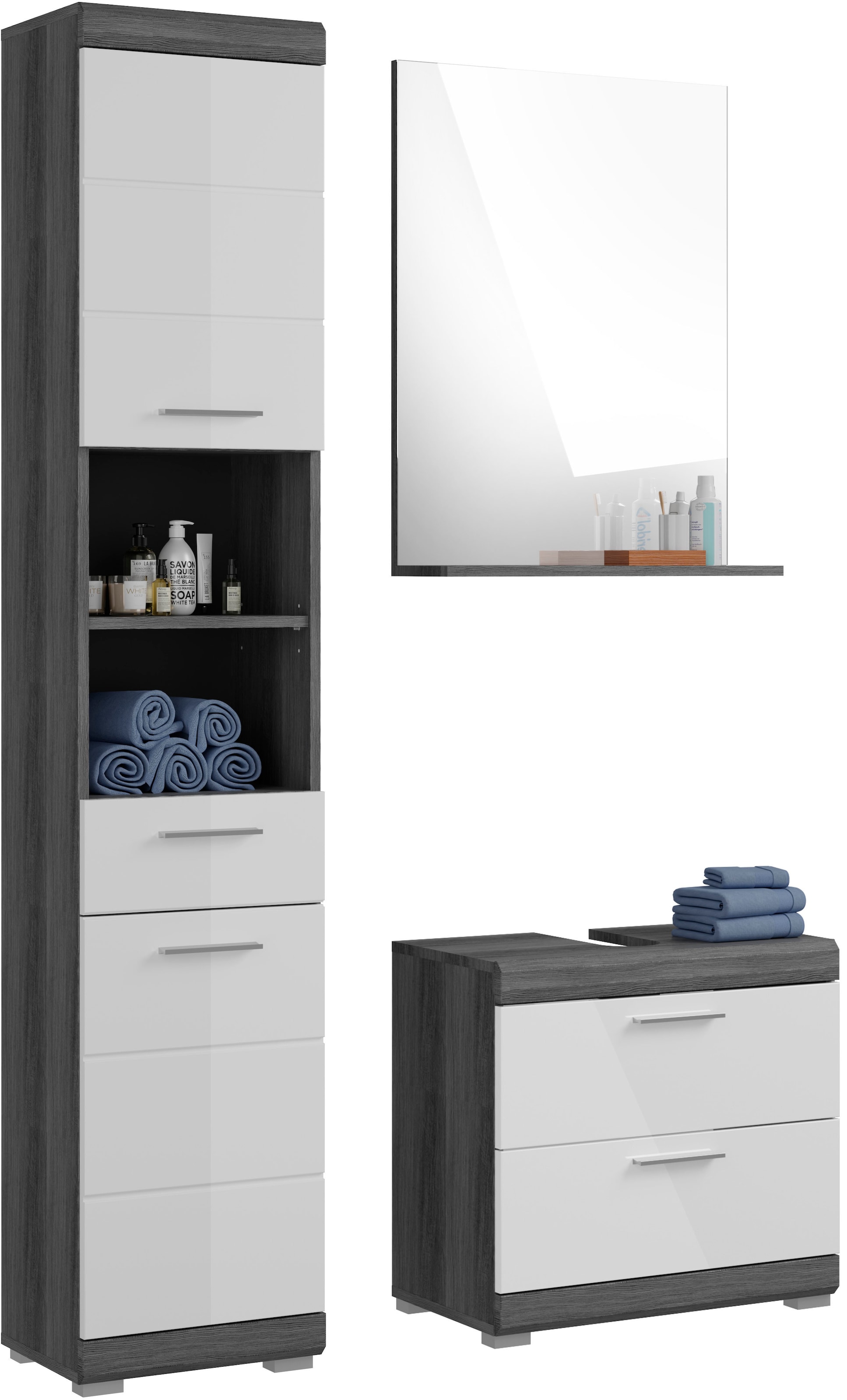INOSIGN Badmöbel-Set »Siena, 3 teilig, bestehend aus:«, (Set, 3 St., TOPSEL günstig online kaufen