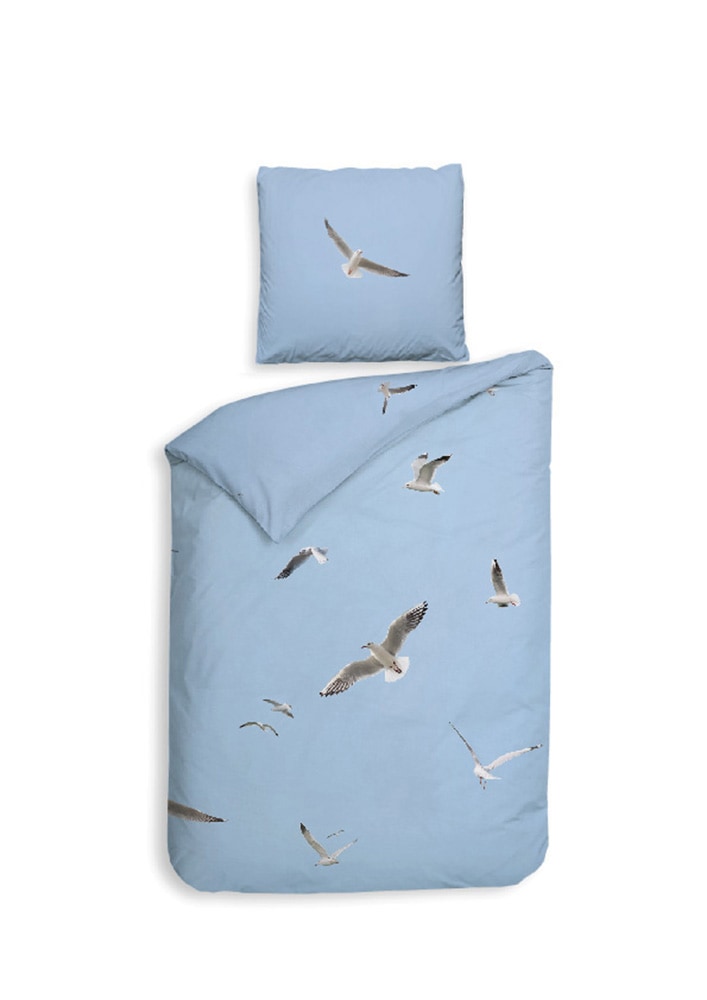 Heckett & Lane Bettwäsche »Spiaggia« 2 Stk. tlg. maritimes Design, 100% Baumwolle ab 135x200 cm.