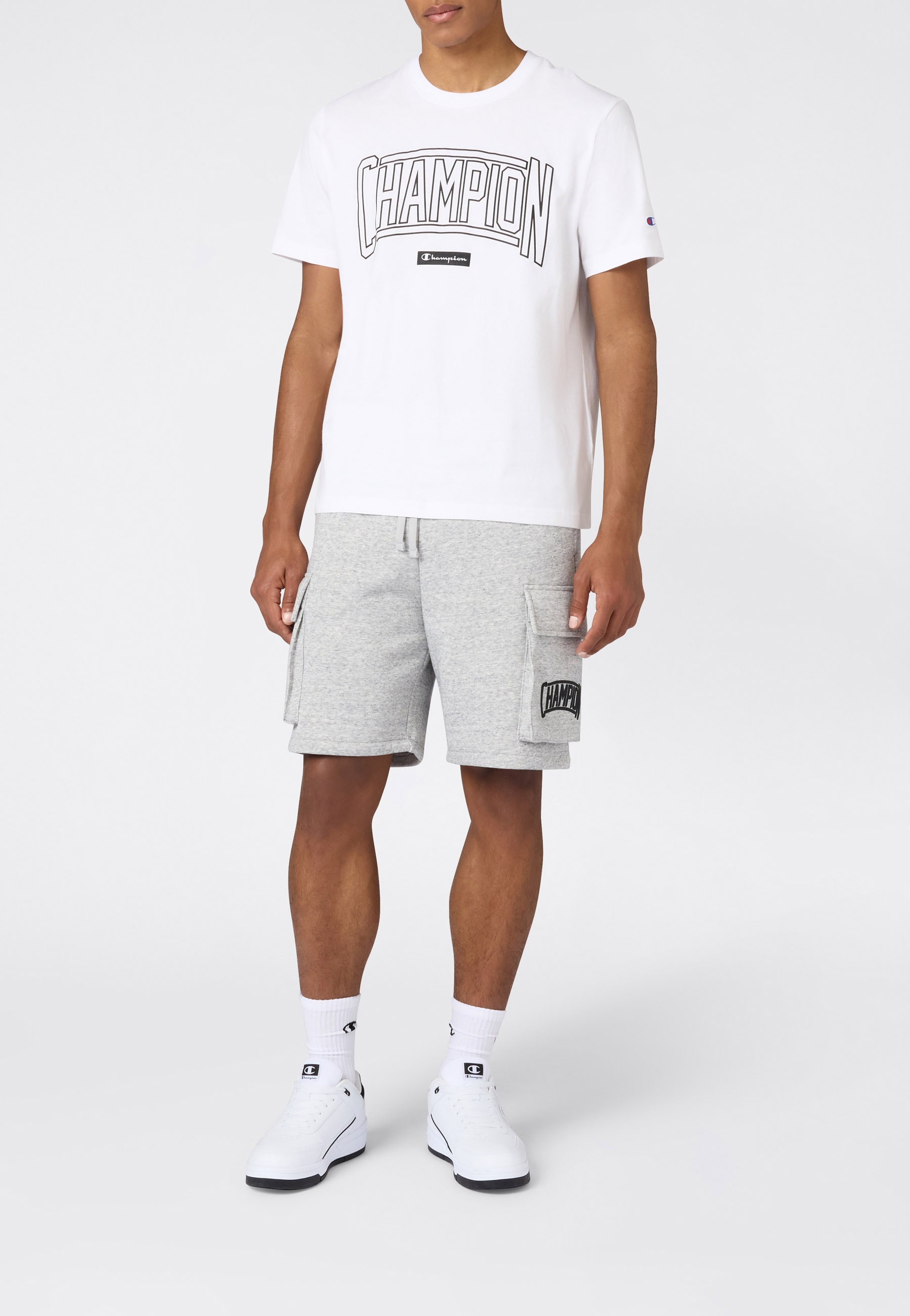 Champion T-Shirt »COLLEGE Relax Fit Crewneck T-Shirt« 1 tlg. für sportliche Aktivitäten, sportlicher Stil, Rundhalsausschnitt