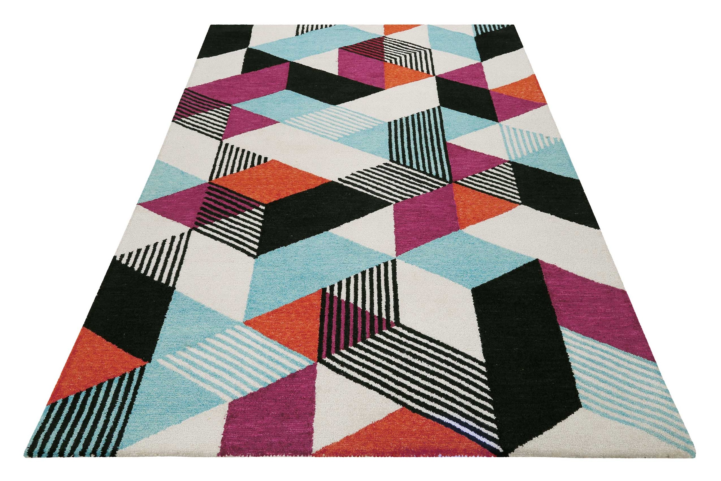 Esprit Teppich »Uptown, ESP-39872«, rechteckig, 8 mm Höhe, bunt, handgetuft günstig online kaufen