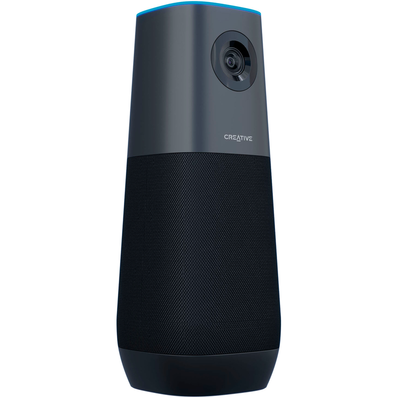 CREATIVE Webcam »Live! Meet 4K« 4K Ultra HD 360° -Tonaufnahme, 115° Weitwinkel-Sichtfeld, 7-facher Digitalzoom schwarz Über die Creative-App mit...