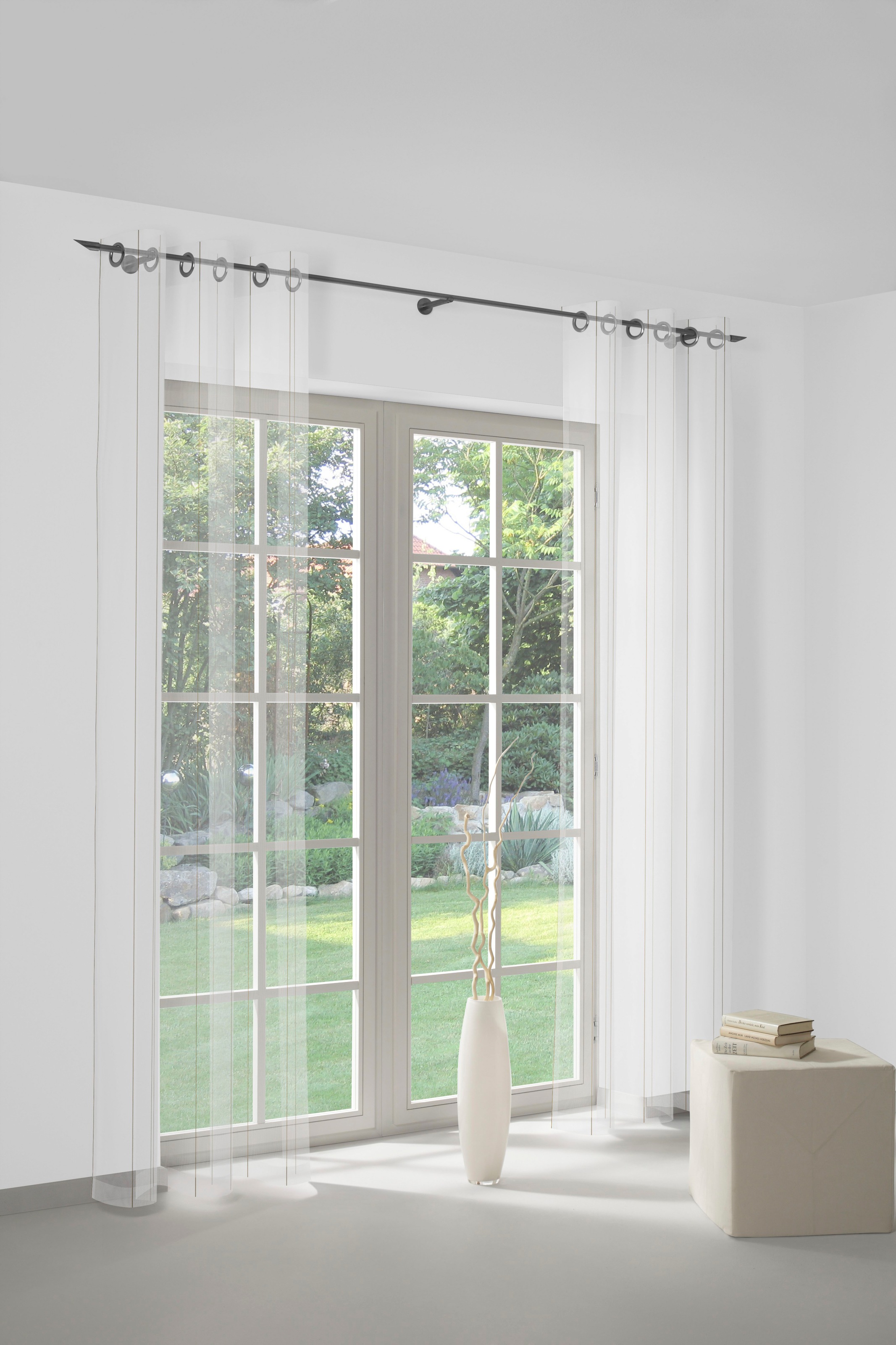 Wirth Gardine »Chiara« Ösen 1 Stk. tlg. günstig online kaufen