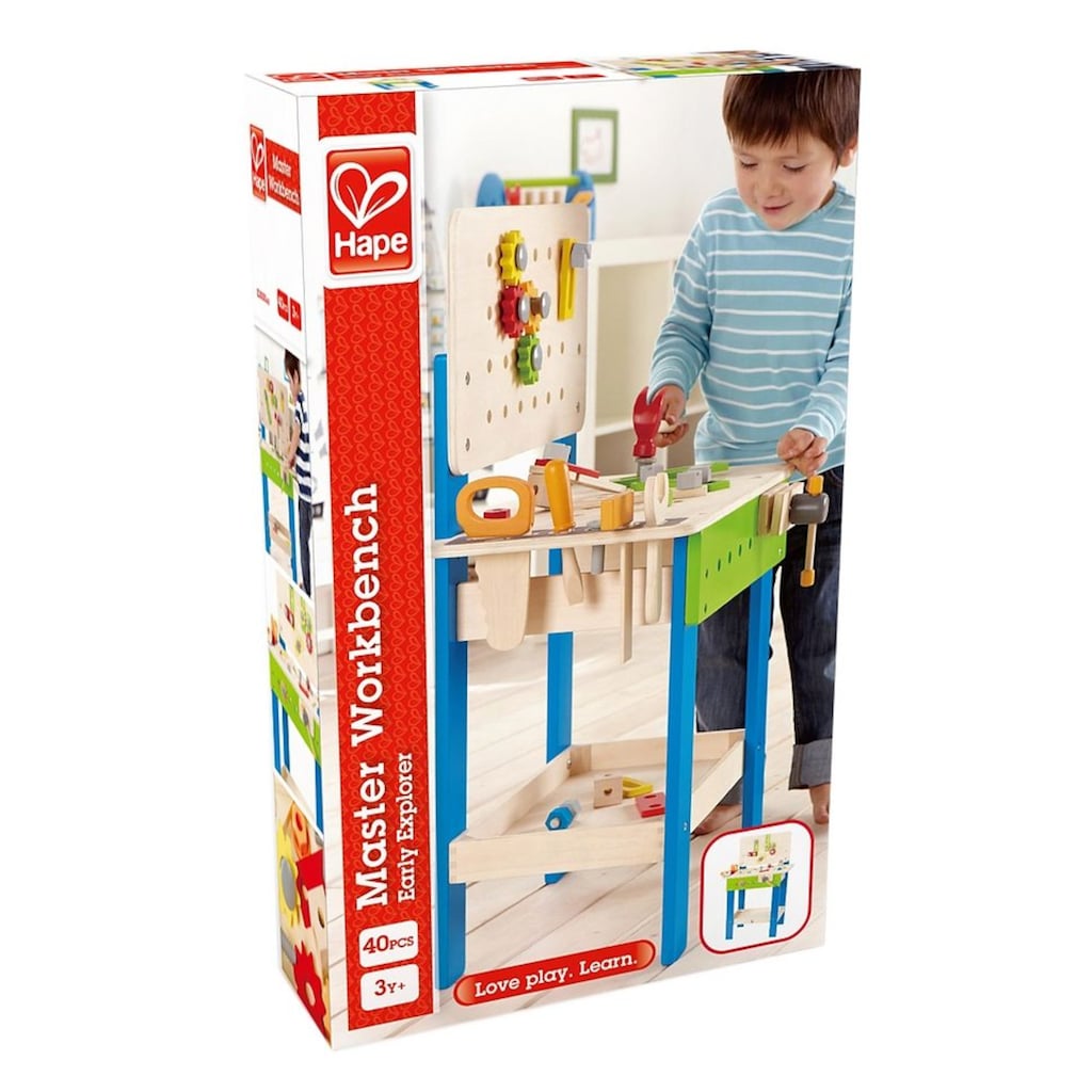 Hape Spielwerkbank »Meister Werkbank (38-tlg.)«