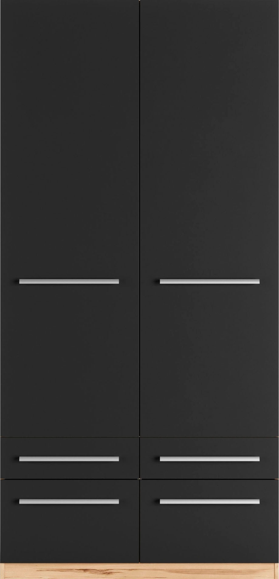 priess Kleiderschrank »Schrank Garderobe Wäscheschrank Barcelona in 5 Breiten«, viel Stauraum, geräumige Schubkästen, mit Spiegel, MADE IN GERMANY