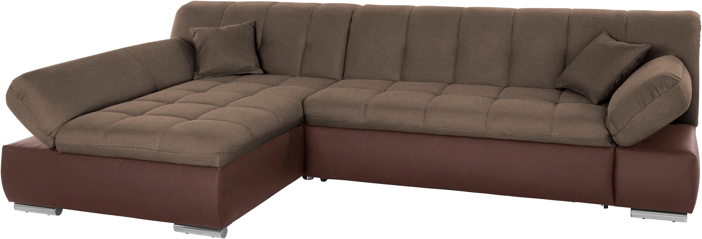 DOMO collection Ecksofa »Mona L-Form«, wahlweise mit Bettfunktion