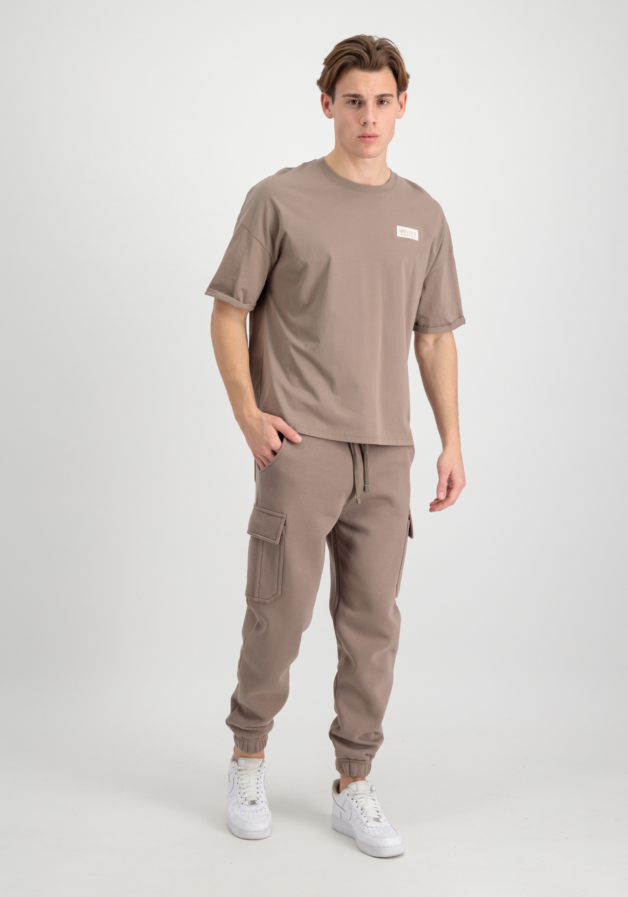 Alpha Industries T-Shirt »Alpha Industries Men - T-Shirts Organics OS Roll-Up T-Shirt«