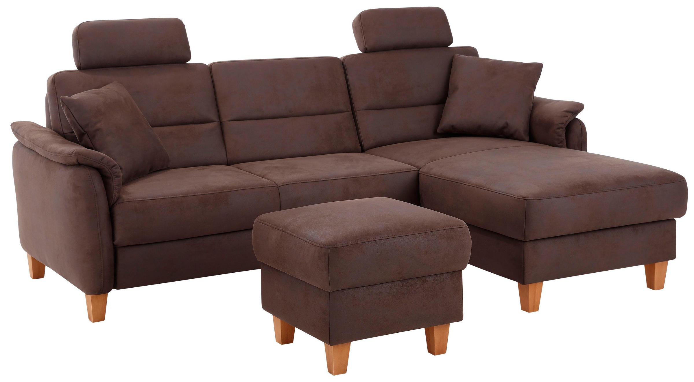 Home affaire Ecksofa »Palmera L-Form«, Federkern, wahlweise mit Bettfunktion und mit/ohne Bettkasten