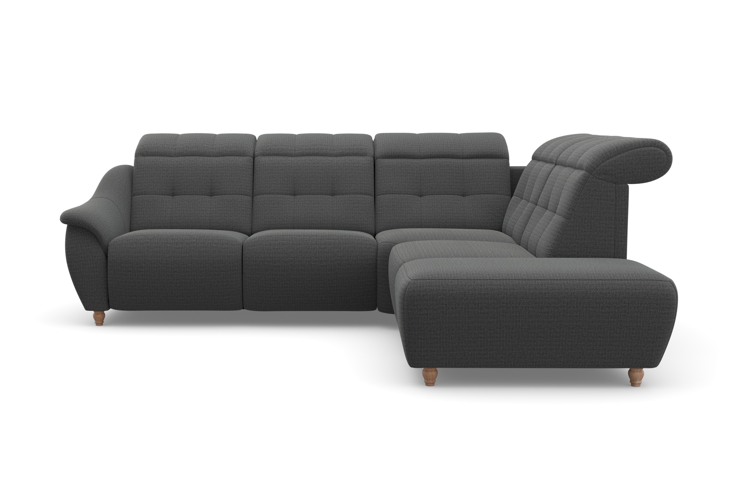 Home affaire Ecksofa »Boston L-Form« Kopfteilverstellung an jeder Sitzfläch günstig online kaufen