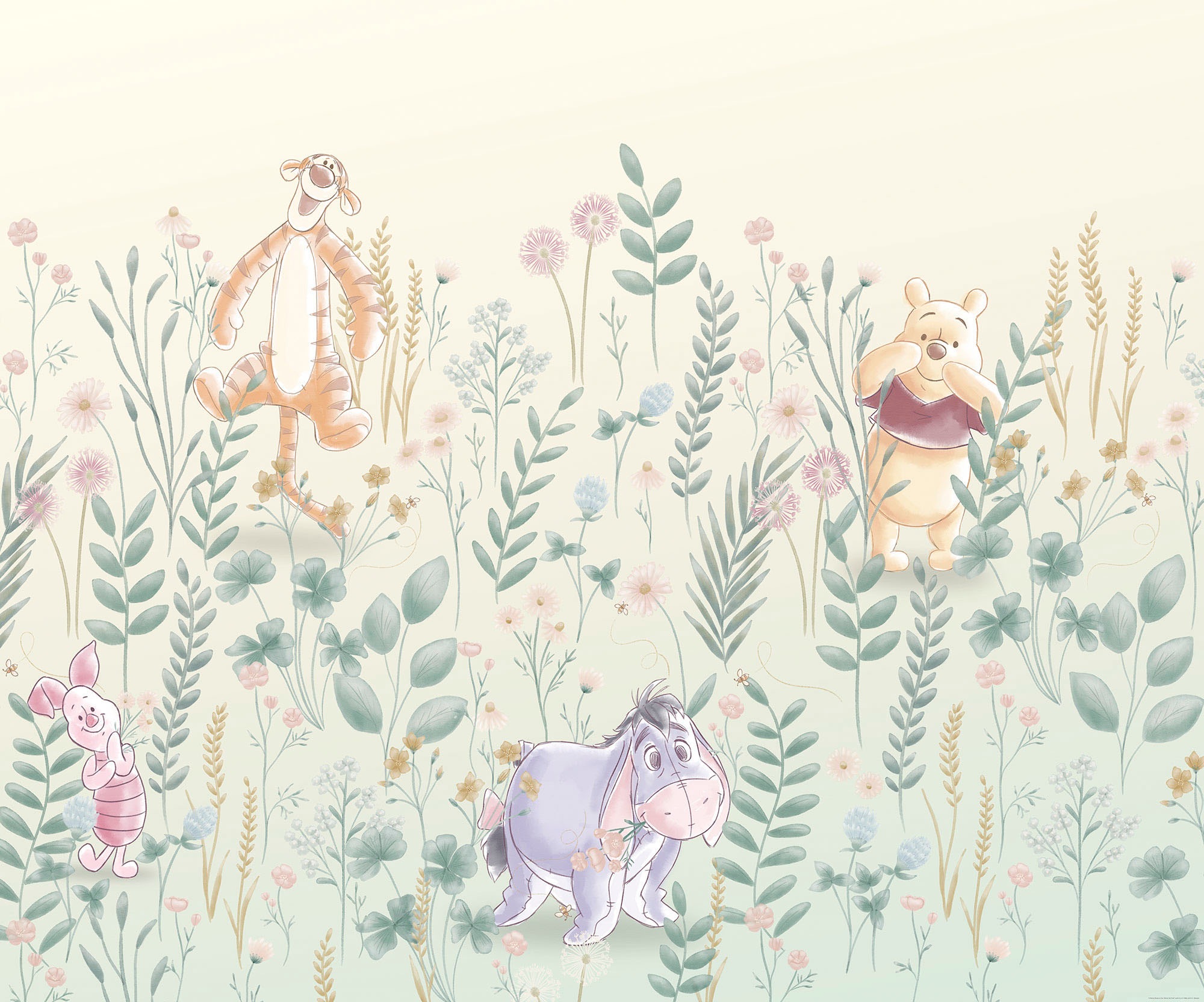 Komar Fototapete »Digitaldruck Vlies - Winnie the Pooh Hide and Seek« bedru günstig online kaufen