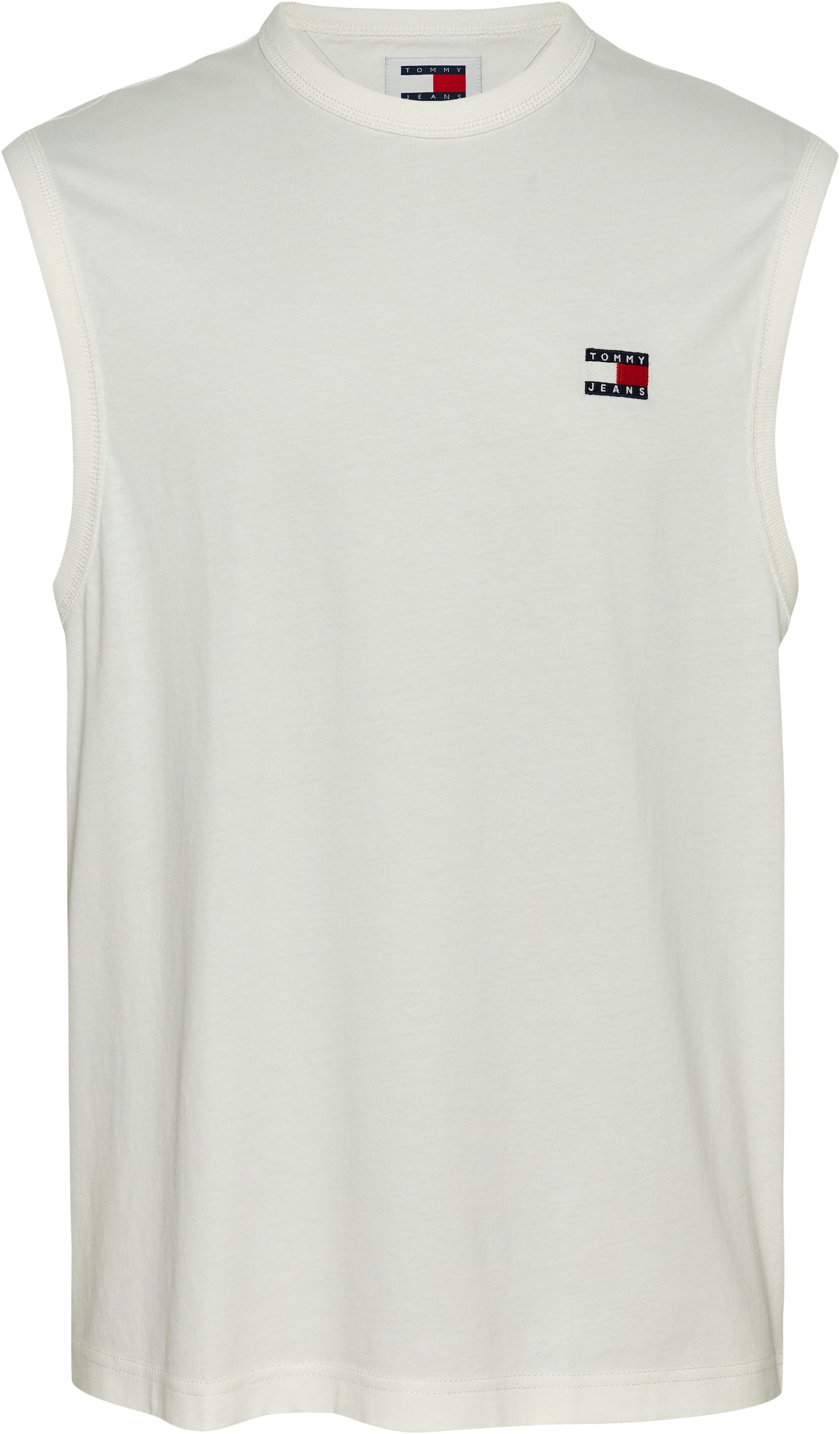 Tommy Jeans Rundhalsshirt »TJM REG BADGE TANK TOP EXT«, mit Logoprägung